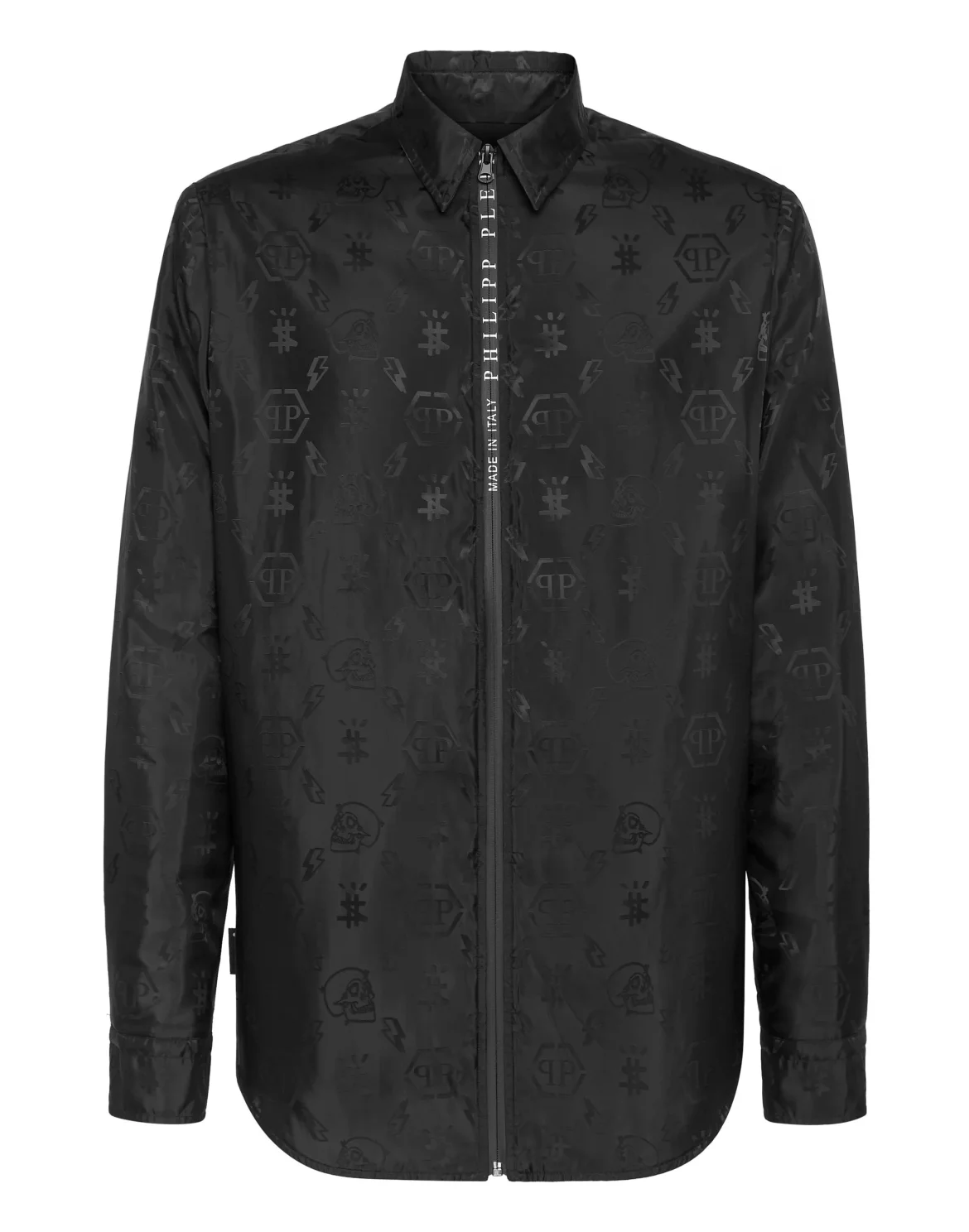 Nylon Shirt Oversize Cut Monogram, цвет: Черный