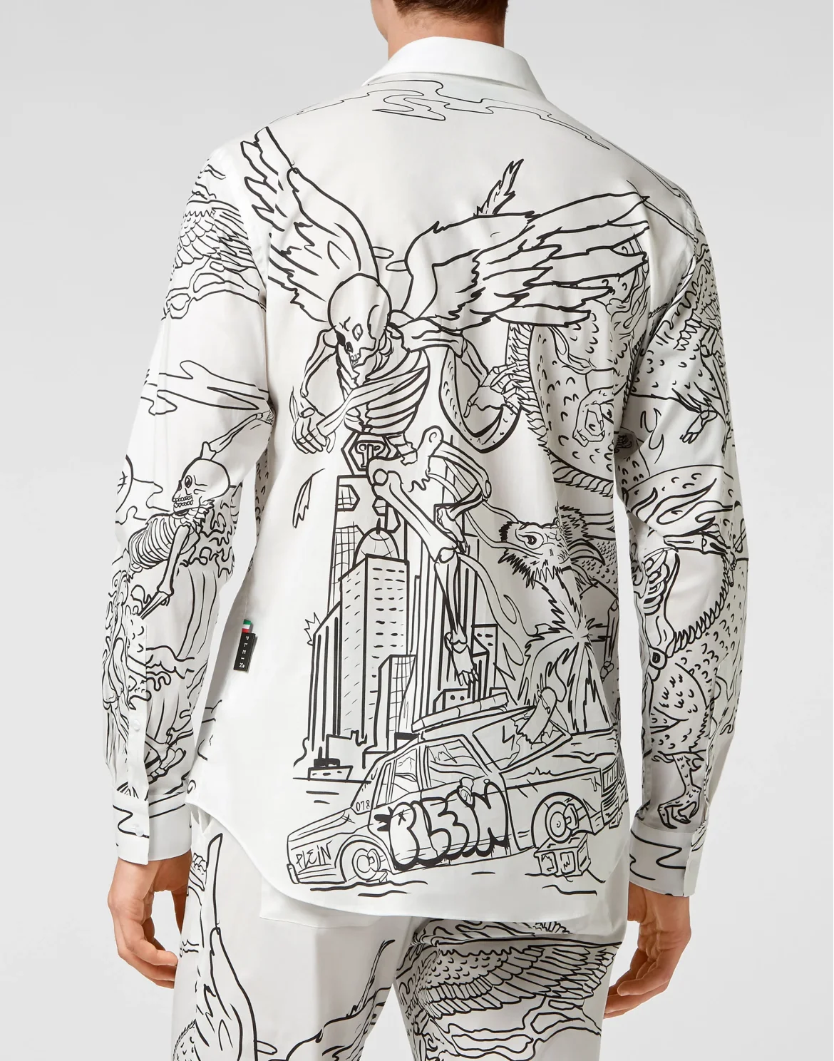 Cotton Shirt Playboy Cut LS, цвет: Белый