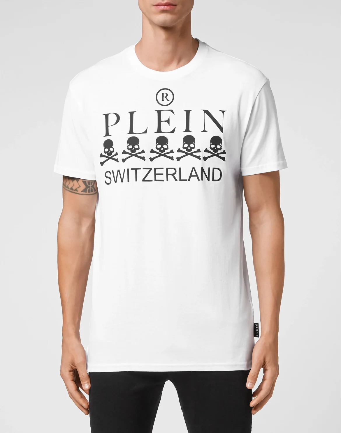 T-shirt Round Neck SS Iconic Plein, цвет: Белый