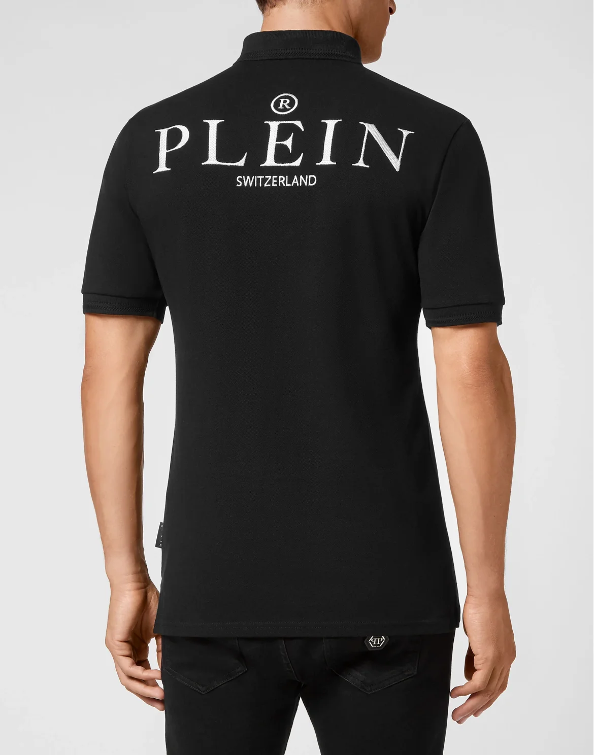 Slim Fit Polo shirt SS Iconic Plein, цвет: Черный