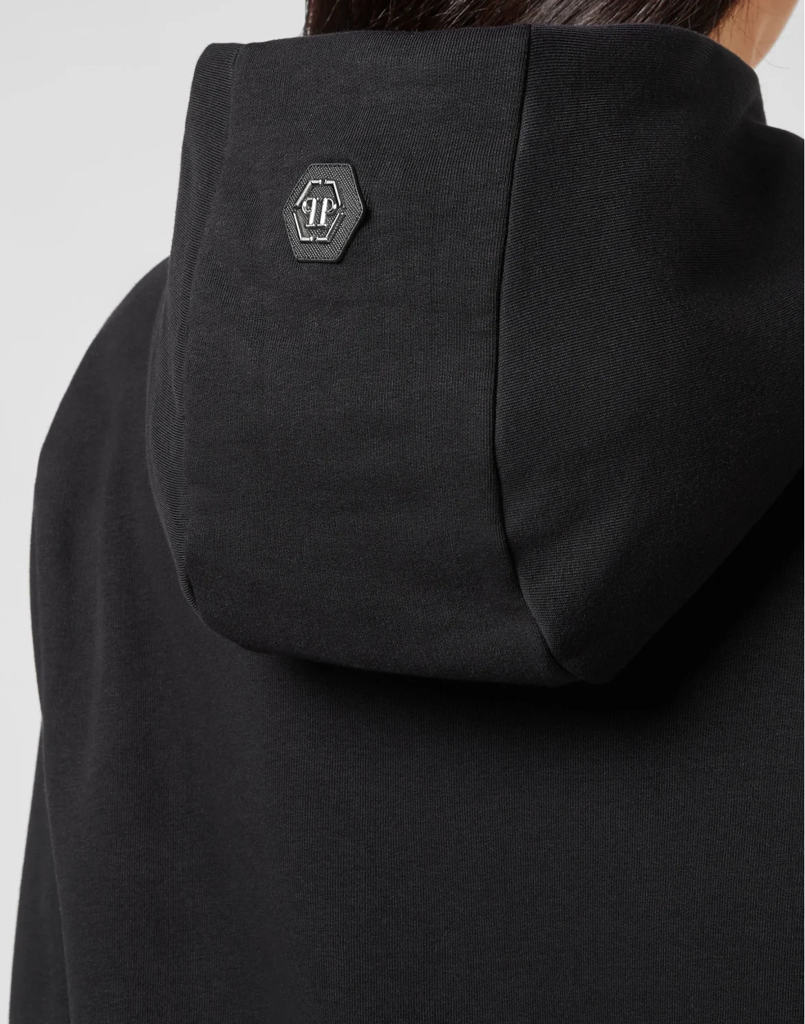 Hoodie sweatshirt Stones Skull and Plein, цвет: Черный