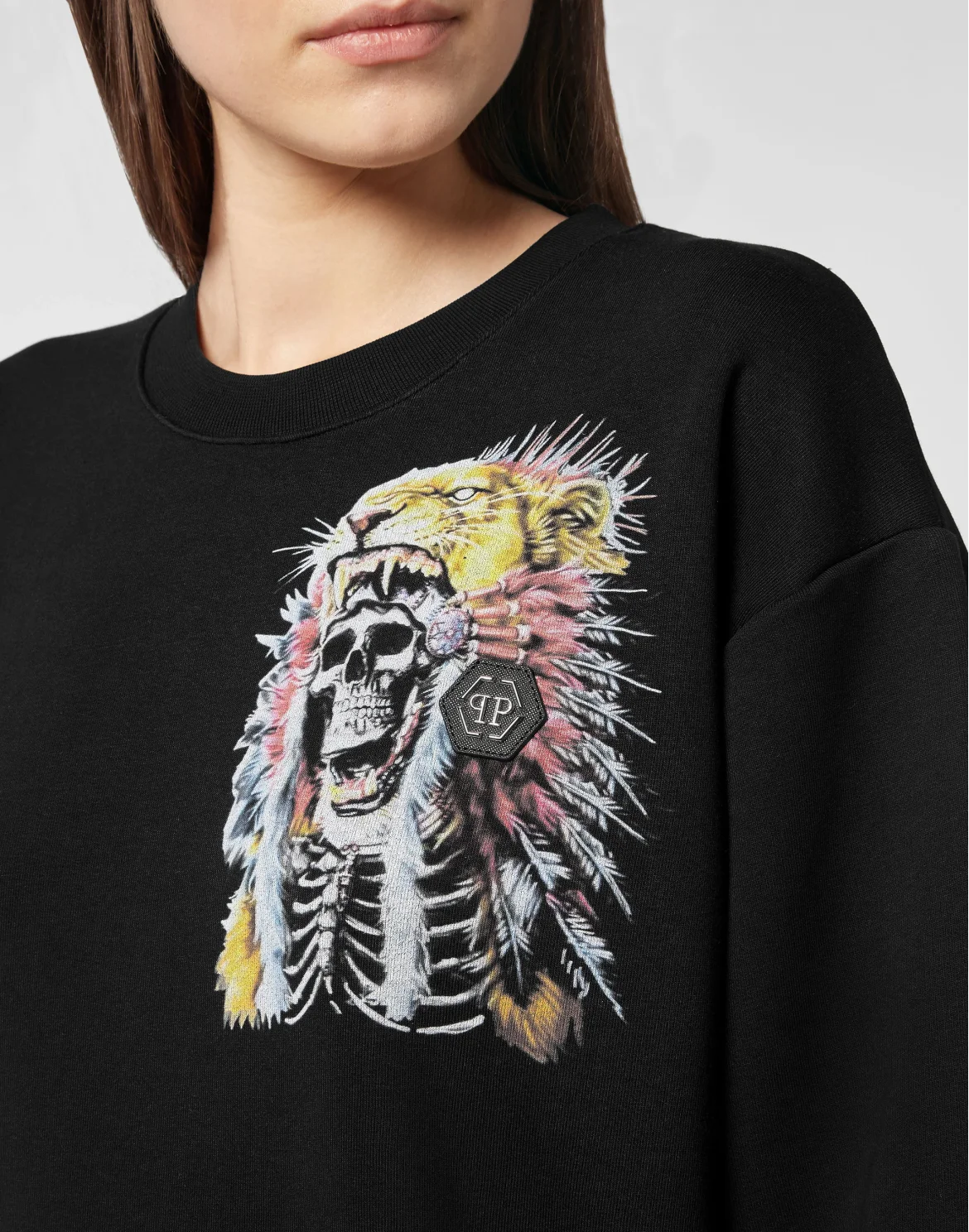 Sweatshirt LS stones Navajo, цвет: Черный