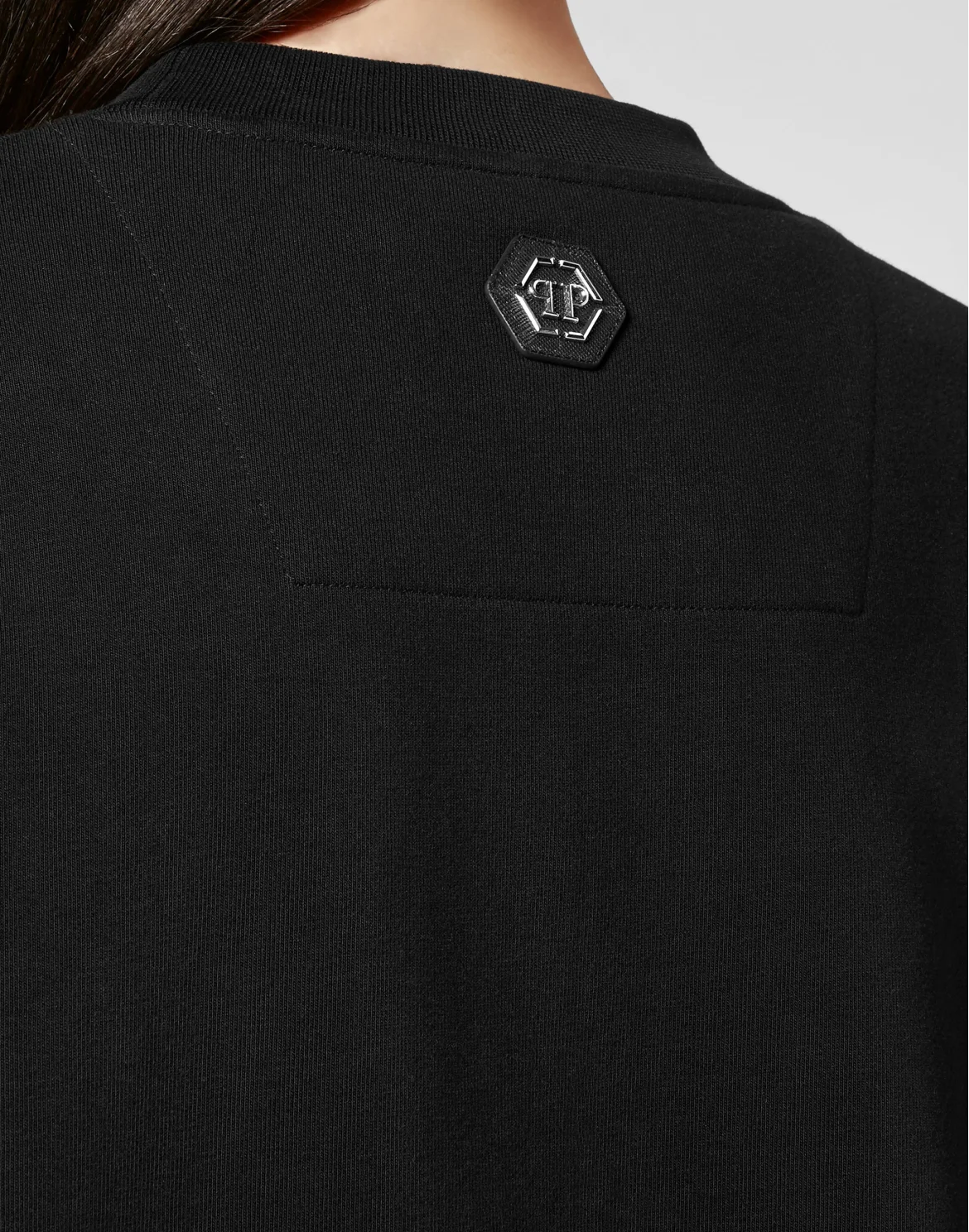 Sweatshirt LS Skull and Plein, цвет: Черный