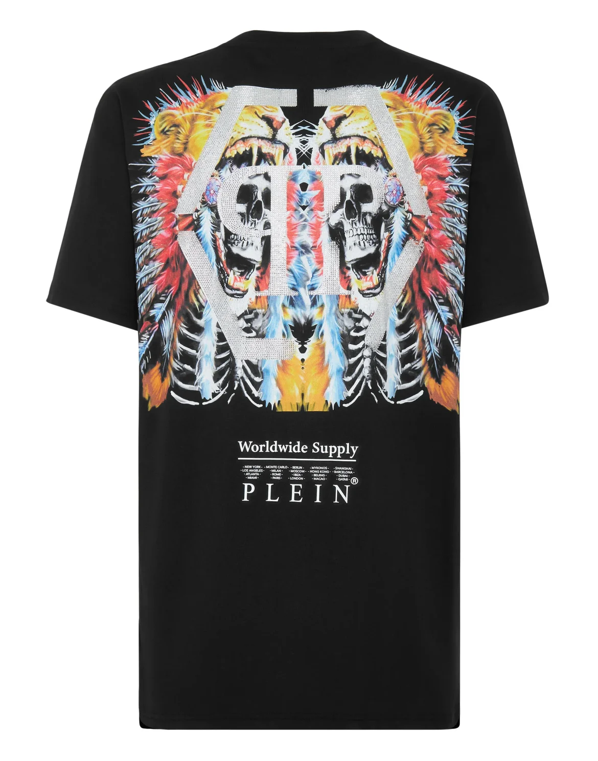 T-shirt Round Neck SS stones Navajo, цвет: Черный