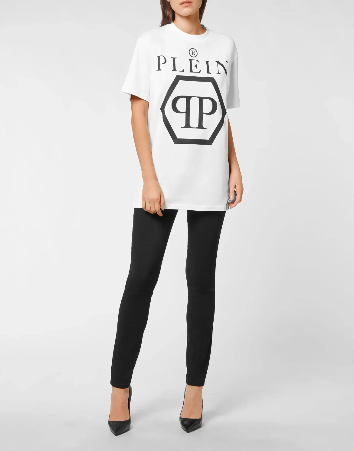 T-shirt Round Neck SS Hexagon, цвет: Белый