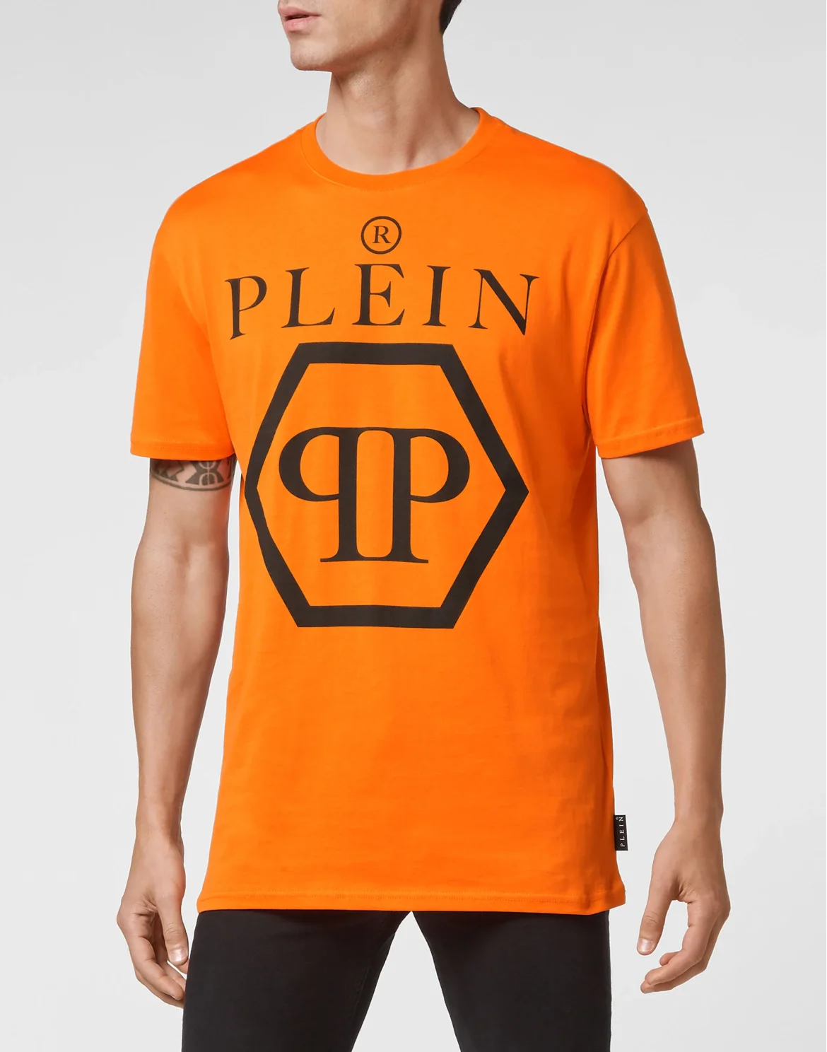 T-shirt Round Neck SS Hexagon, цвет: Оранжевый