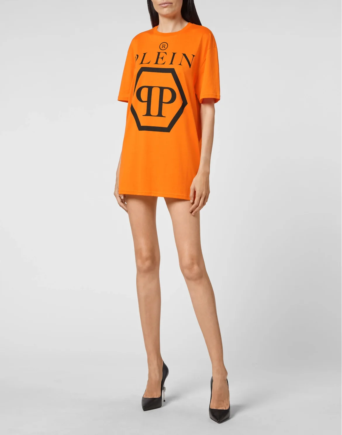 T-shirt Round Neck SS Hexagon, цвет: Оранжевый