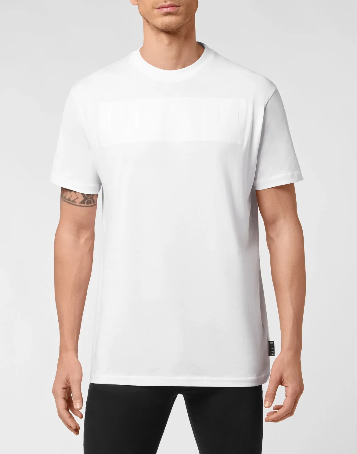 T-shirt Round Neck SS Iconic Plein, цвет: Белый