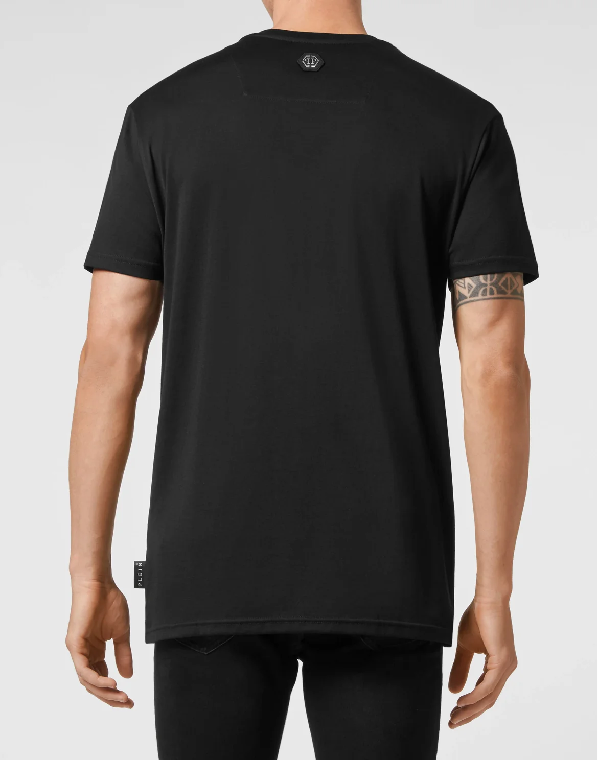 T-shirt Round Neck SS Iconic Plein, цвет: Черный
