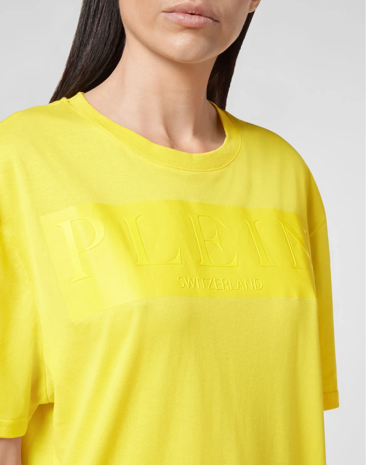 T-shirt Round Neck SS Iconic Plein, цвет: Желтый