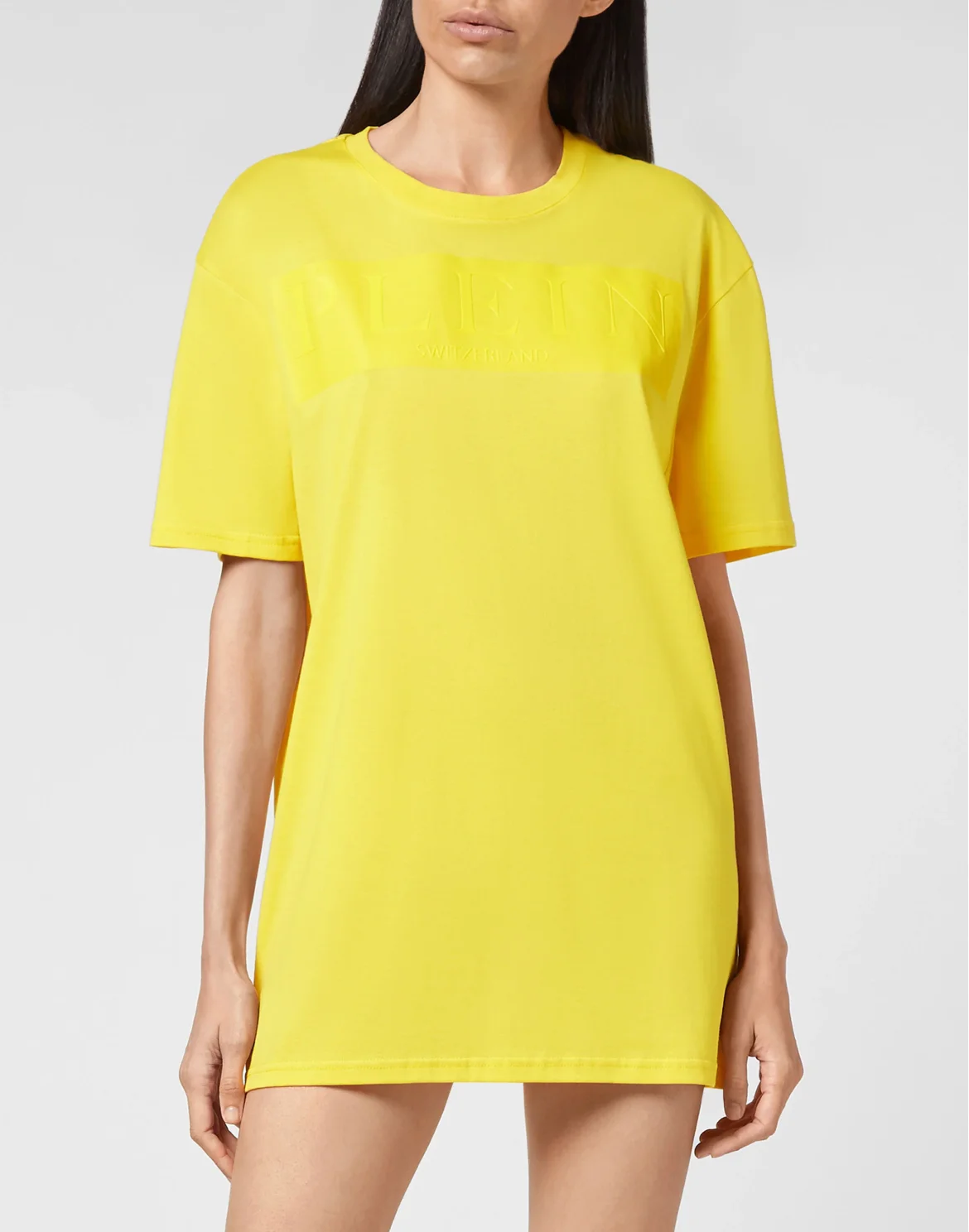 T-shirt Round Neck SS Iconic Plein, цвет: Желтый