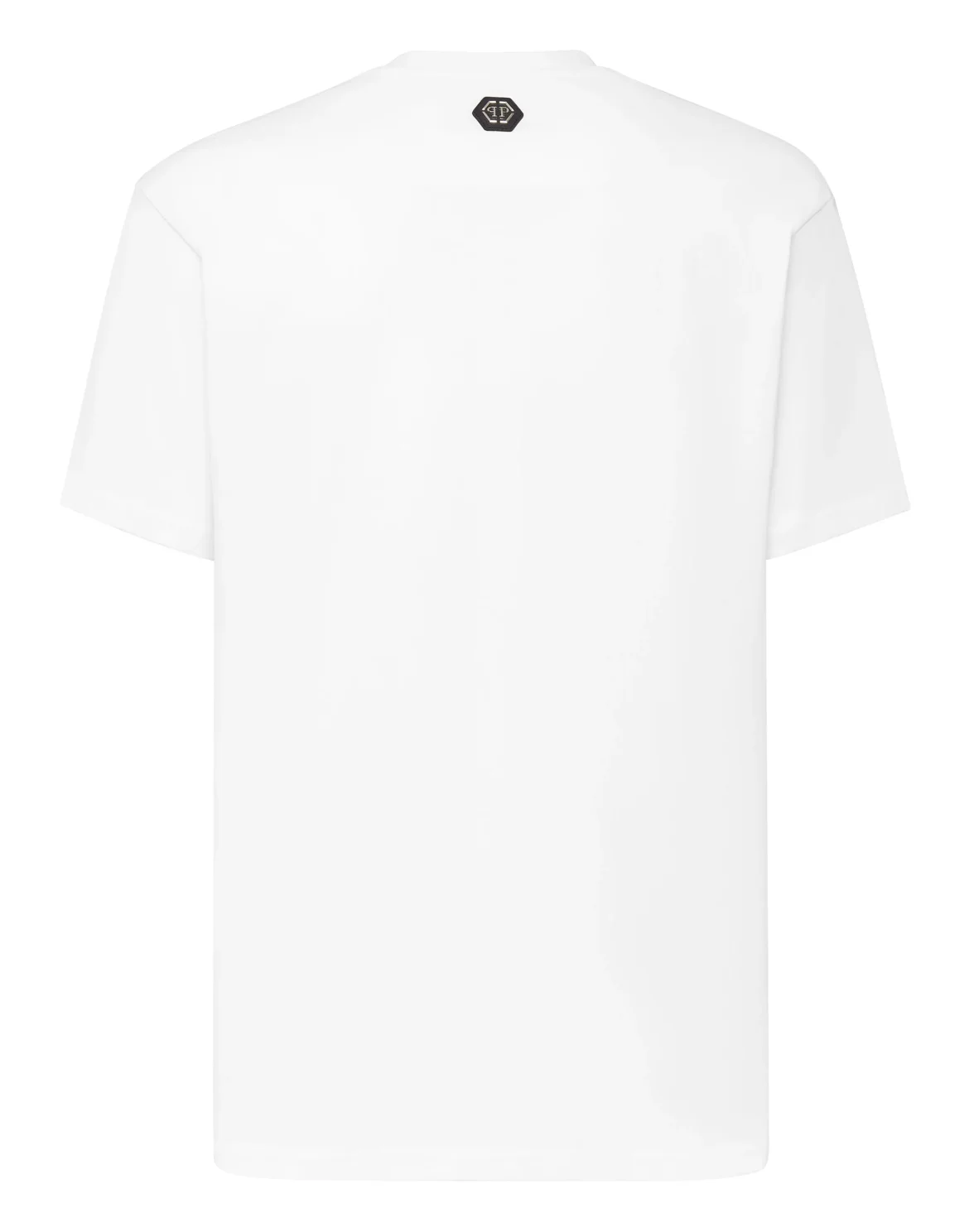 Jersey T-shirt Round Neck SS Skull and Plein, цвет: Белый