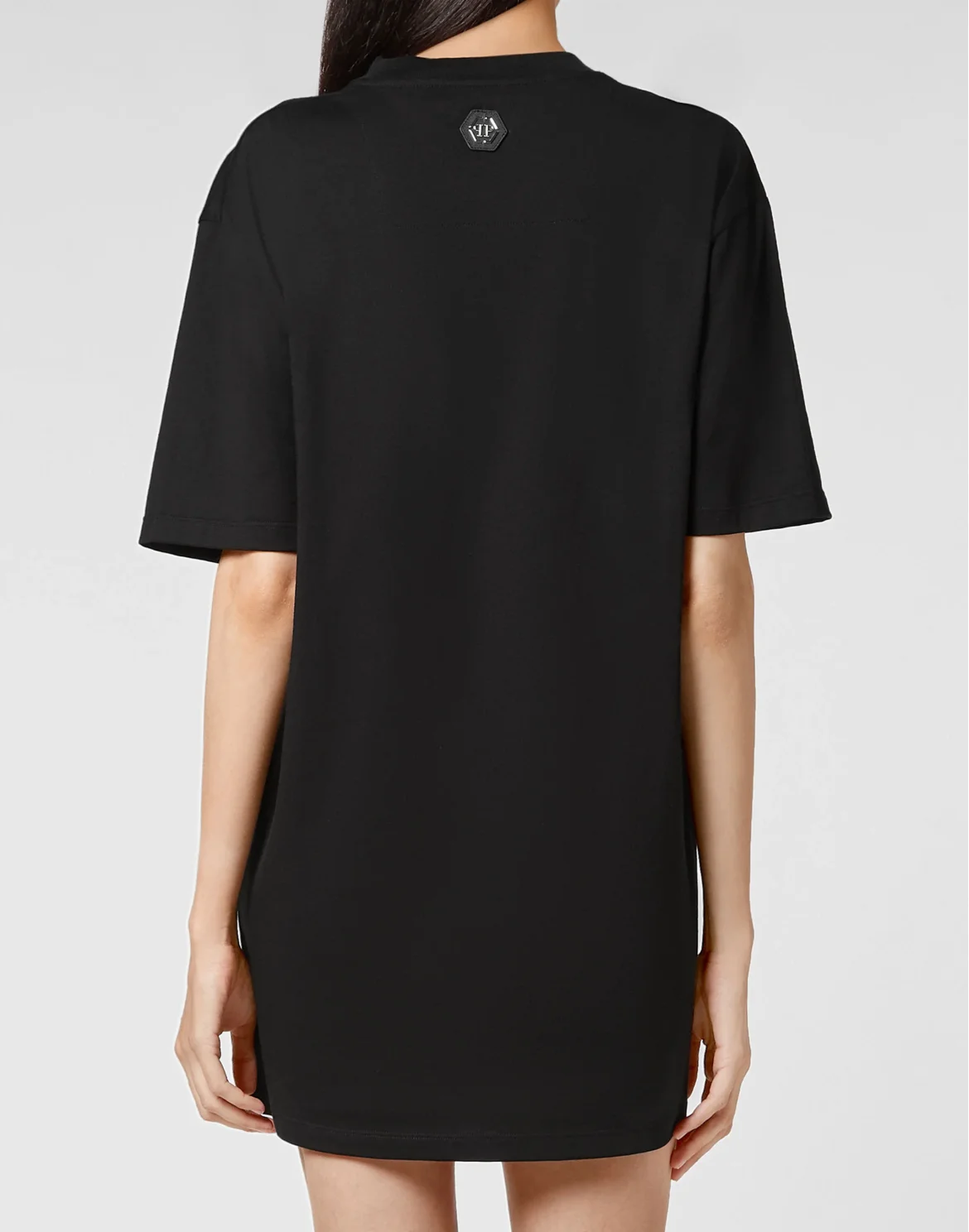 Jersey T-shirt Round Neck SS Skull and Plein, цвет: Черный