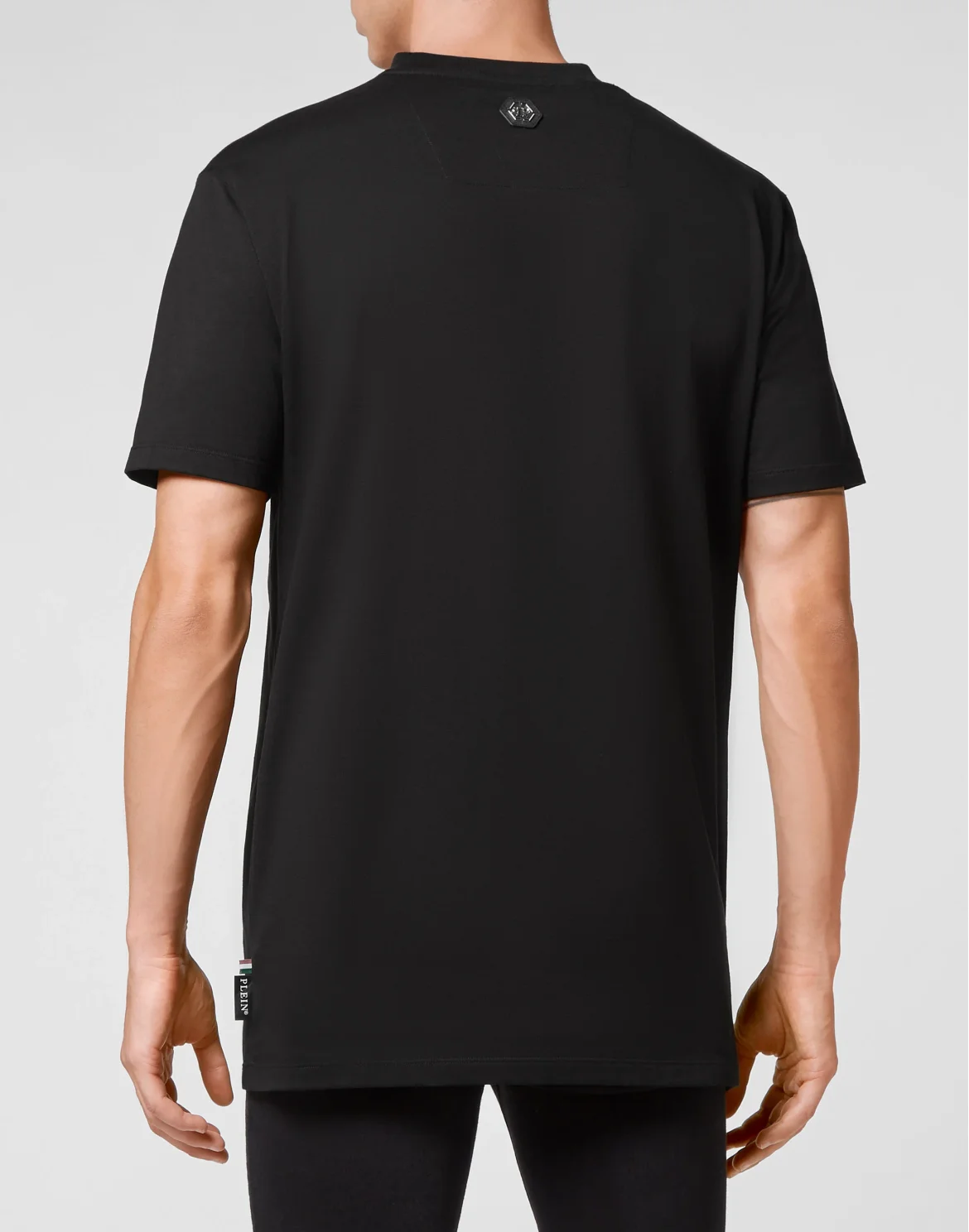 Jersey T-shirt Round Neck SS Skull and Plein, цвет: Черный
