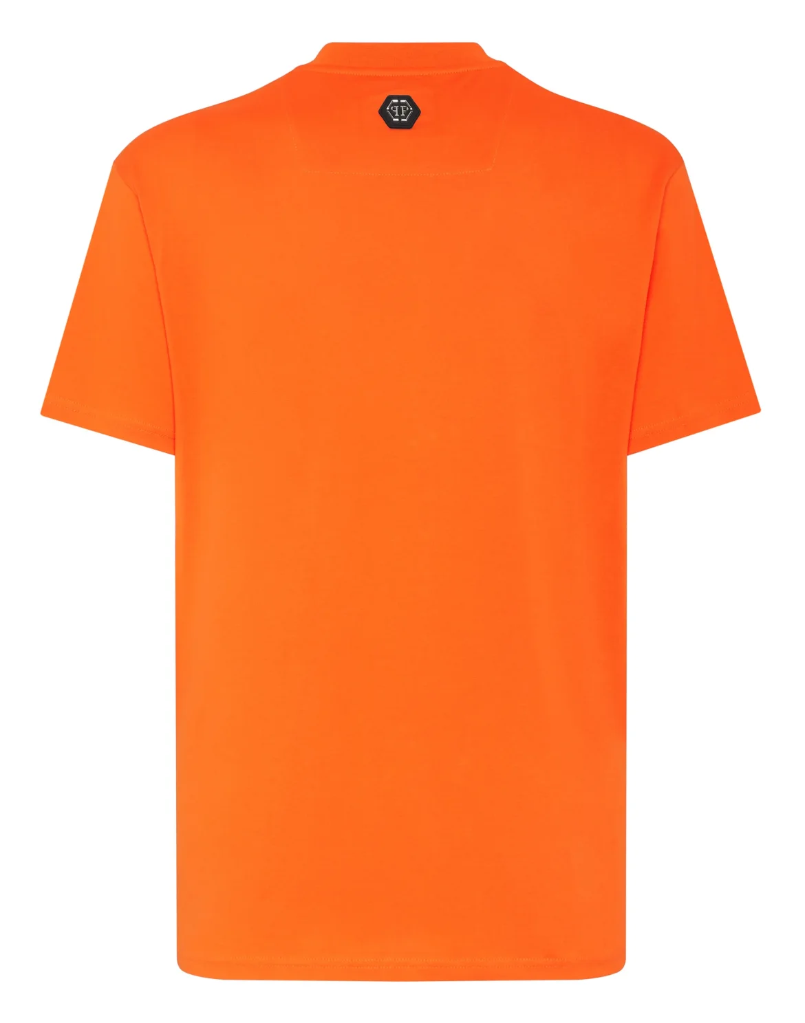 Jersey T-shirt Round Neck SS Iconic Plein, цвет: Оранжевый