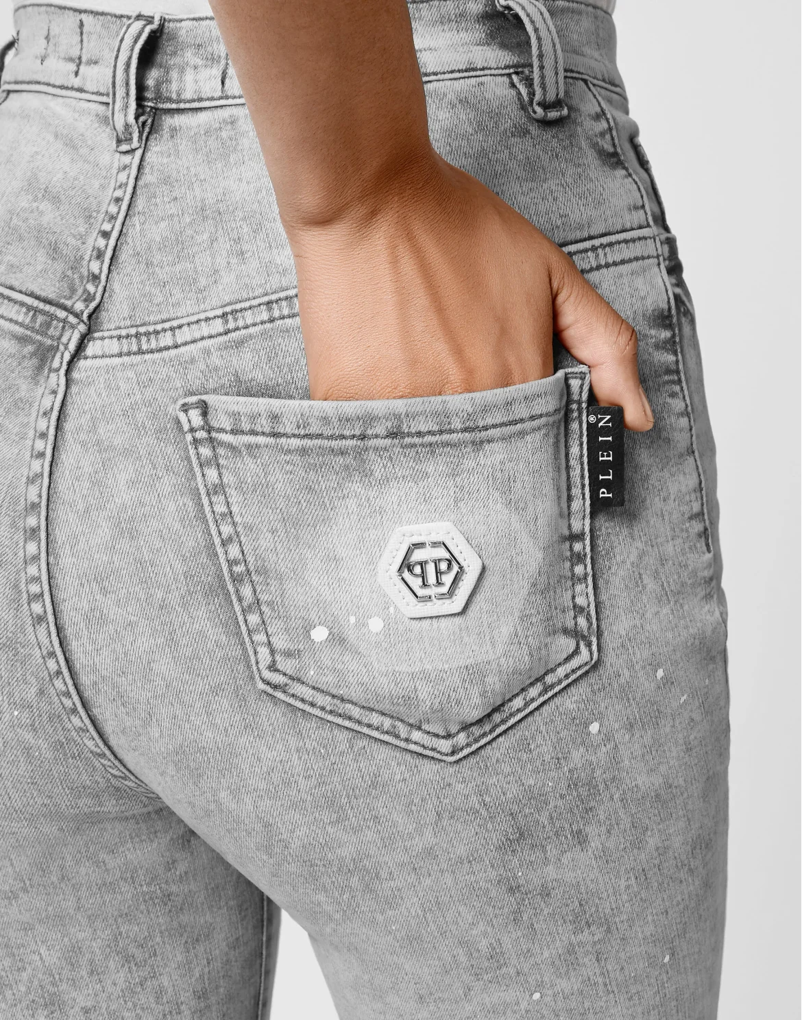 Super High Waist Jegging, цвет: Серый
