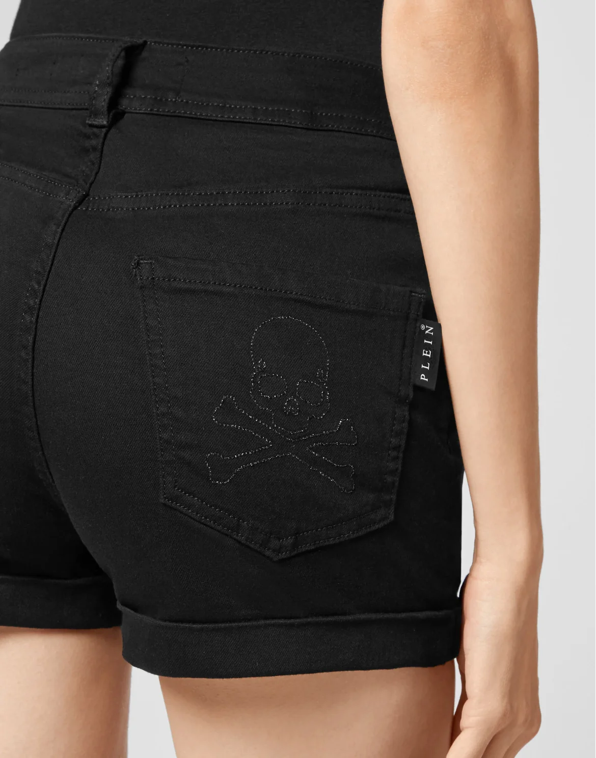 Denim Hot Pants, цвет: Черный