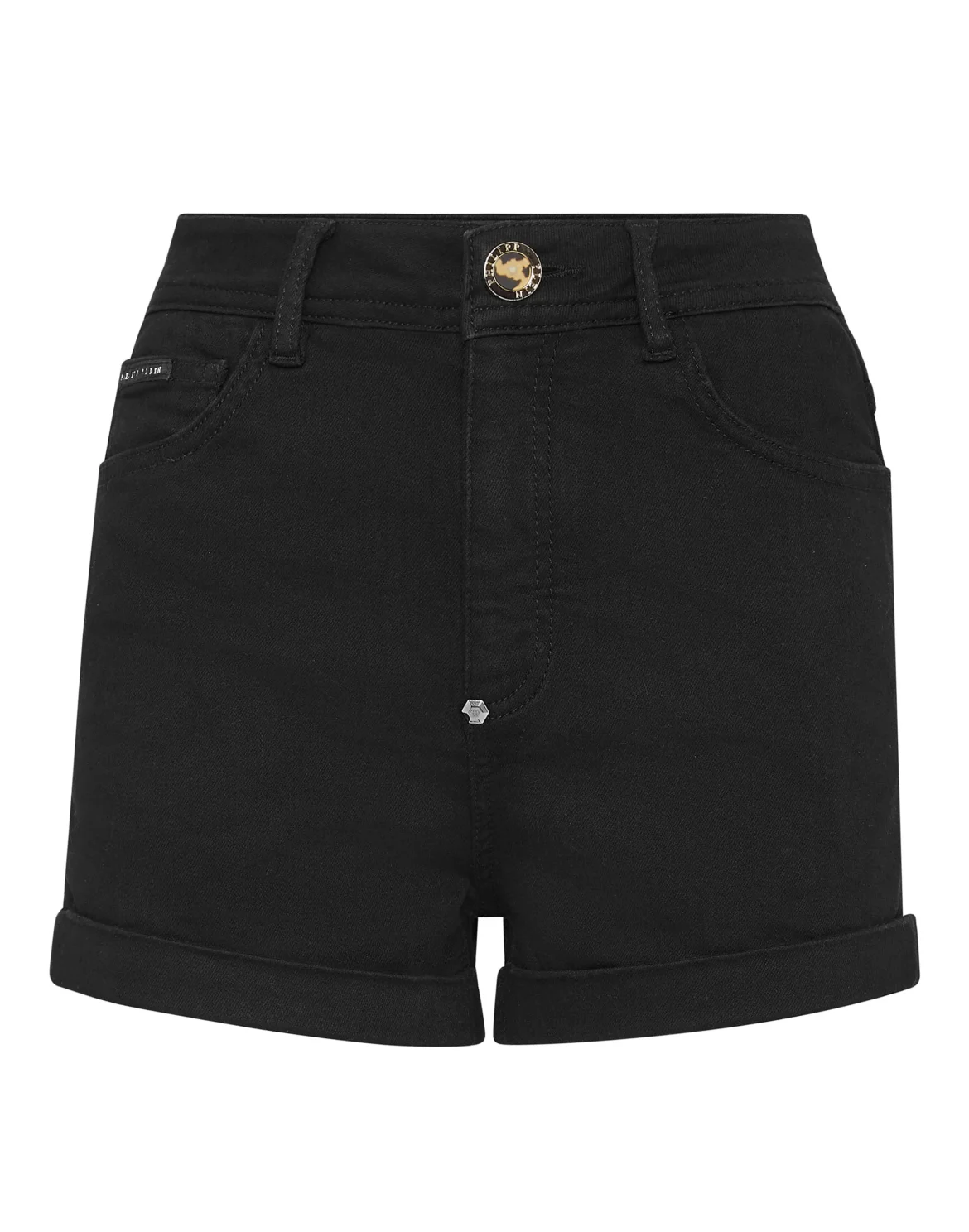 Denim Hot Pants, цвет: Черный