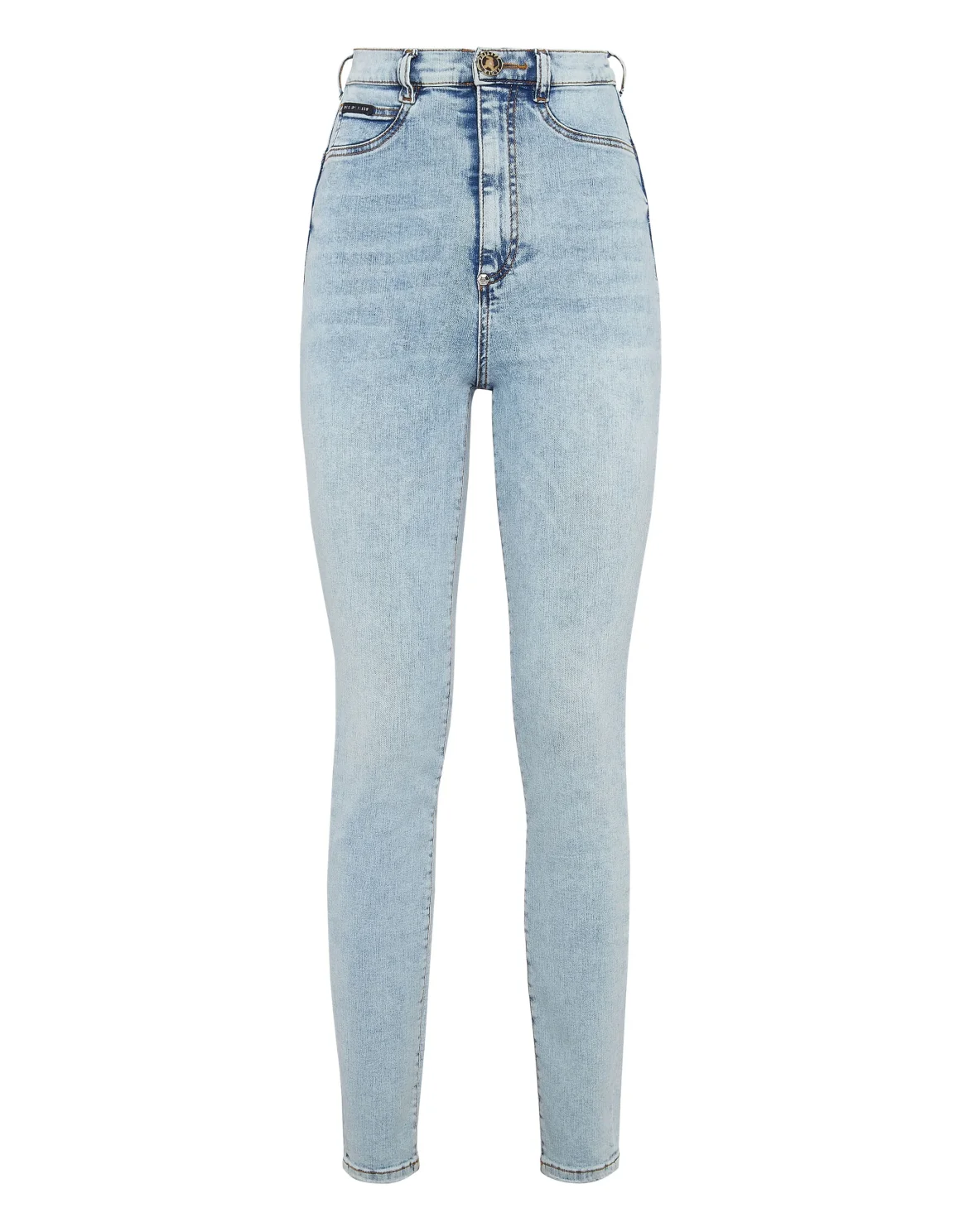 Super High Waist Jegging Skull, цвет: Синий