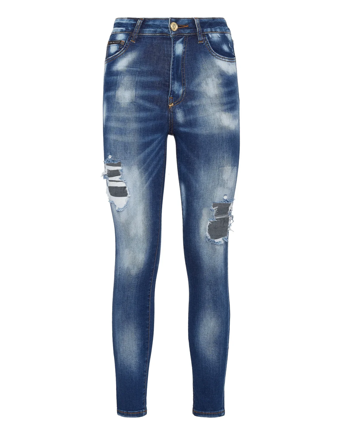 Denim Trousers Skinny, цвет: Синий