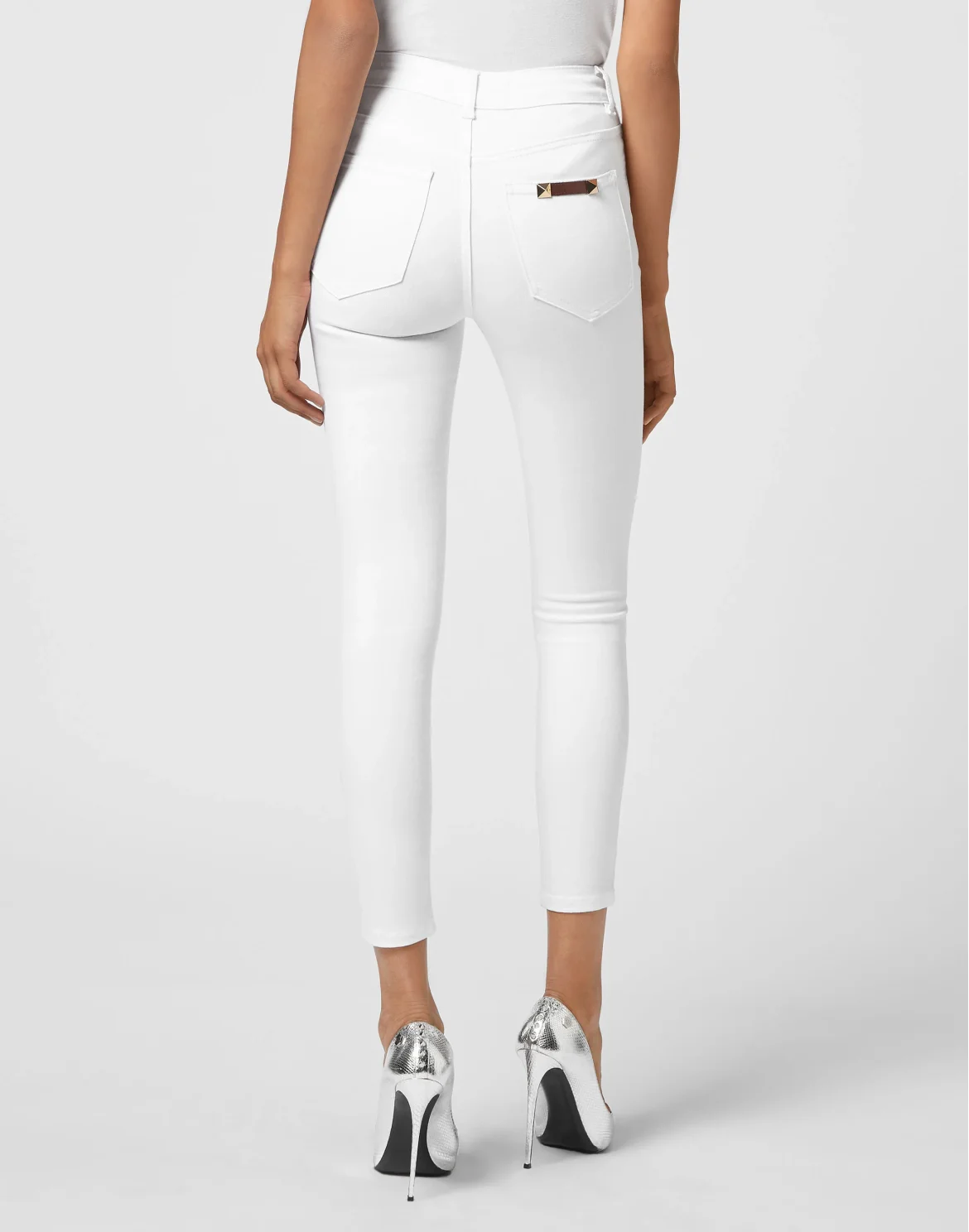 Denim Trousers Skinny, цвет: Белый
