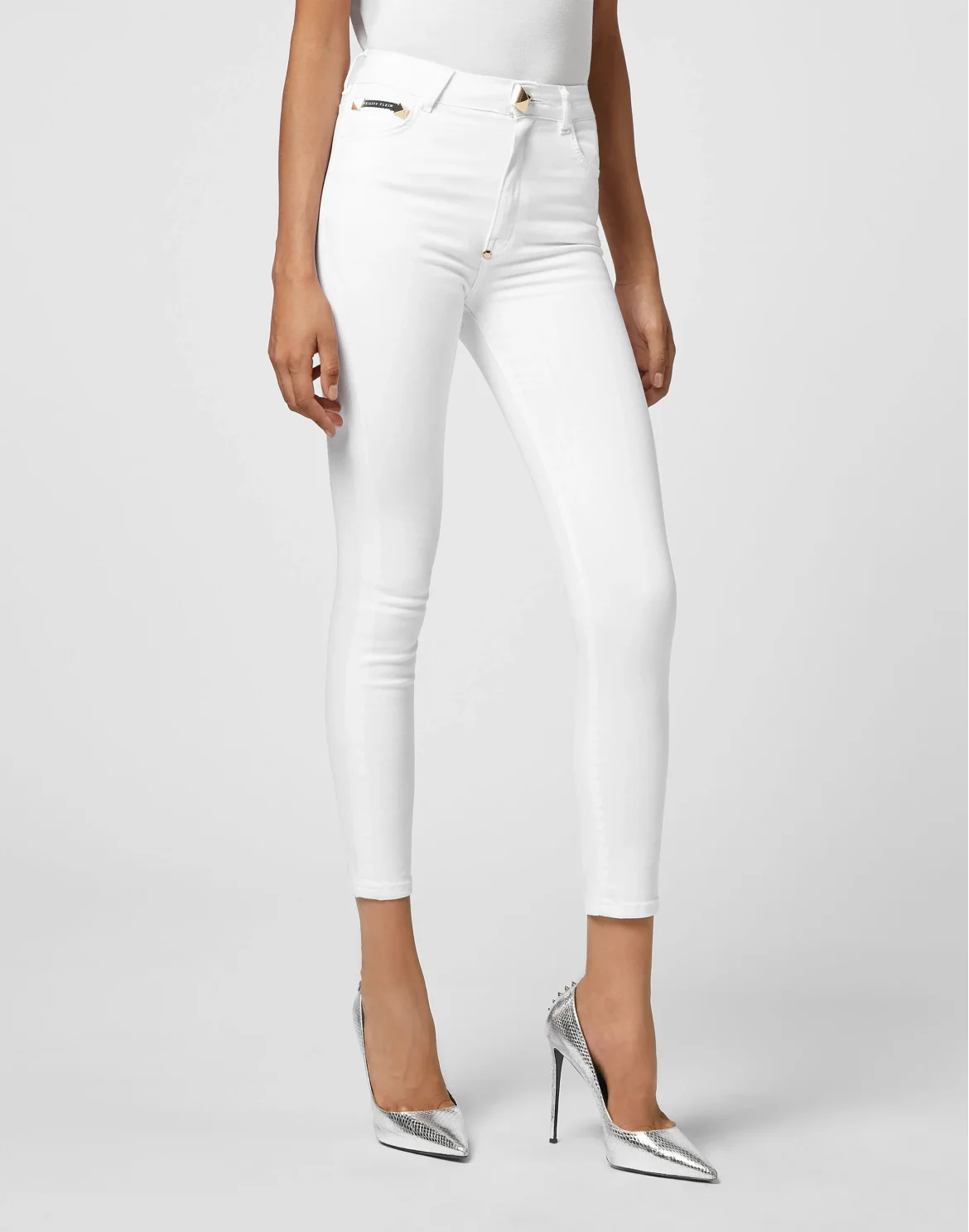 Denim Trousers Skinny, цвет: Белый