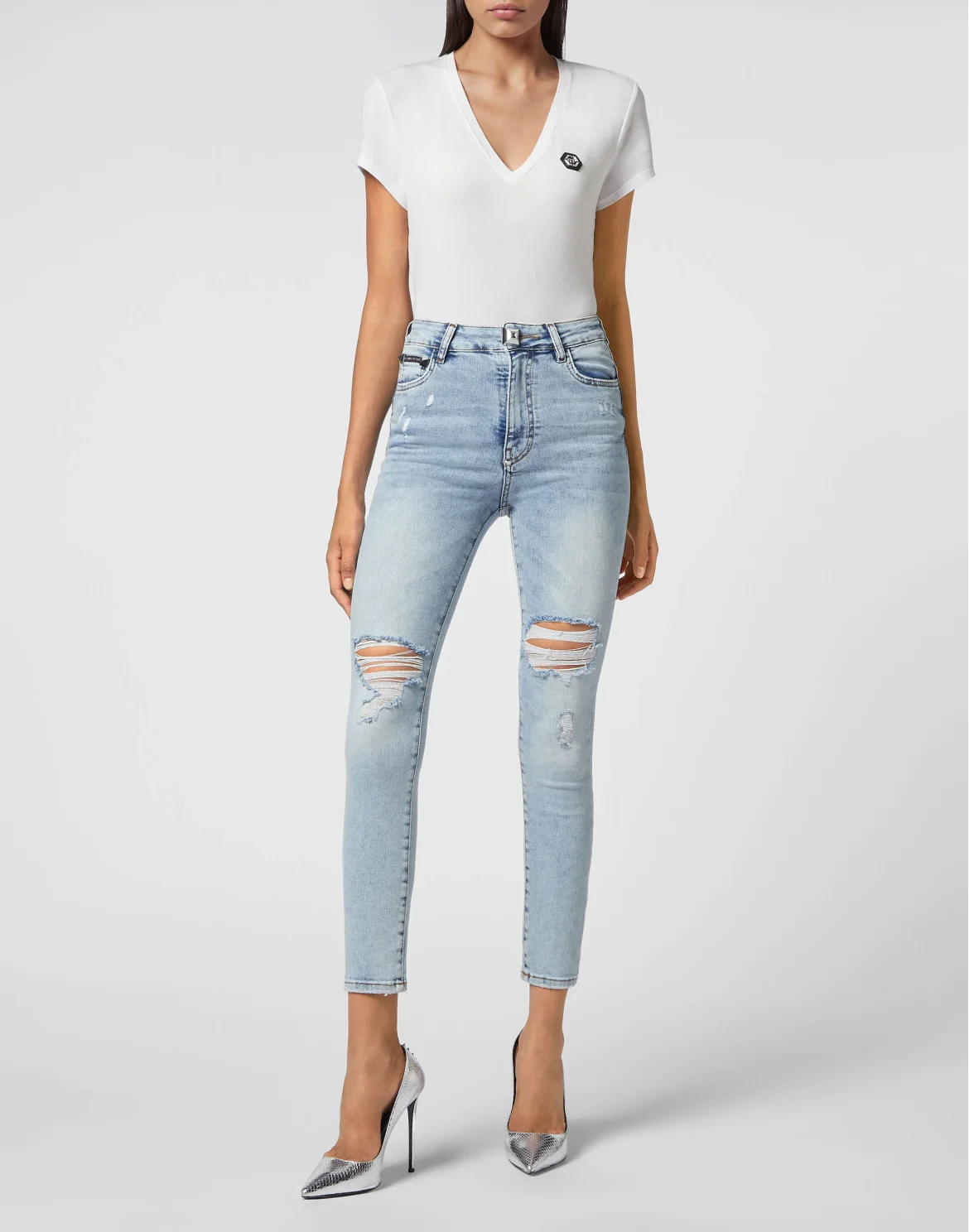 Denim Trousers Skinny, цвет: Синий