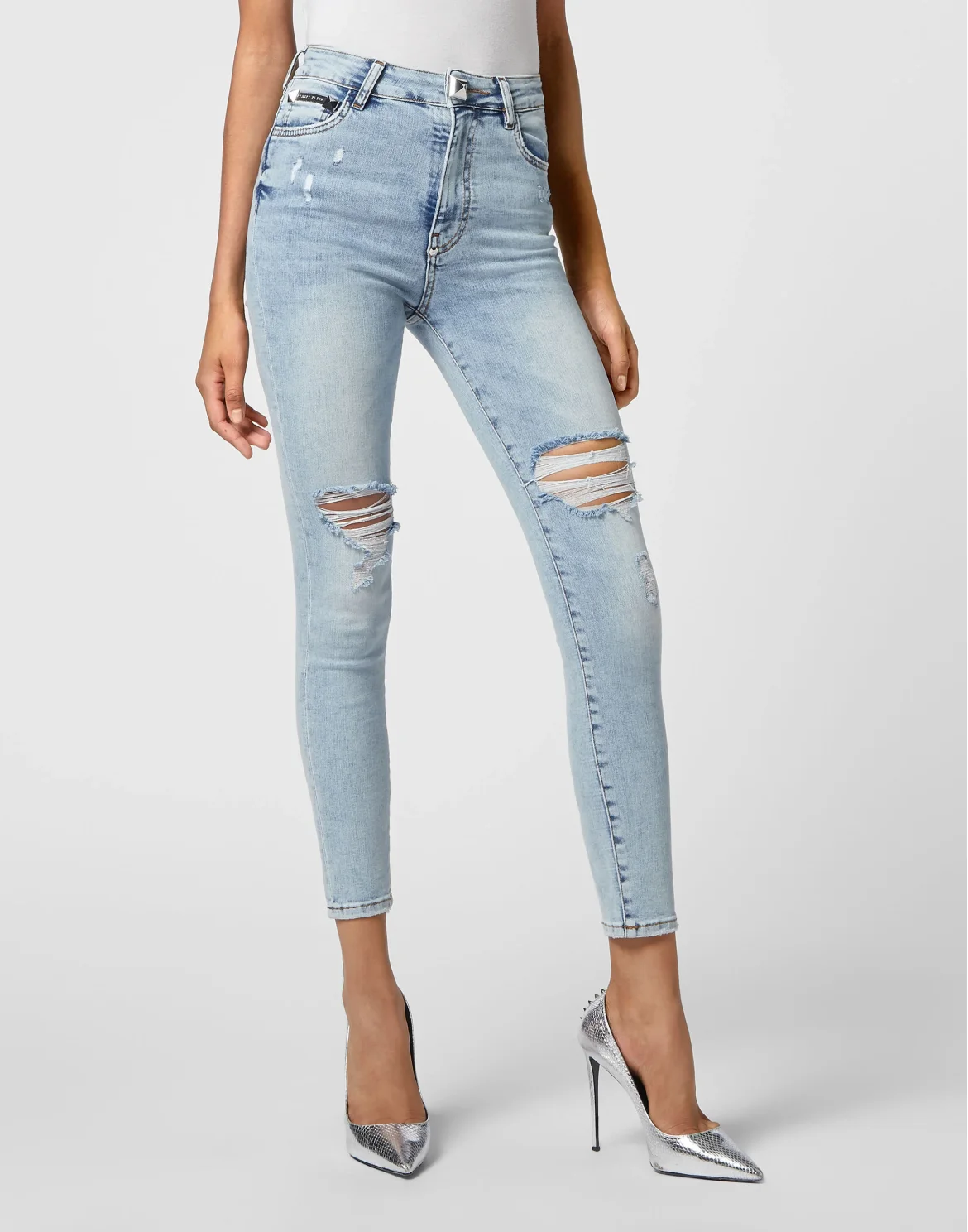 Denim Trousers Skinny, цвет: Синий