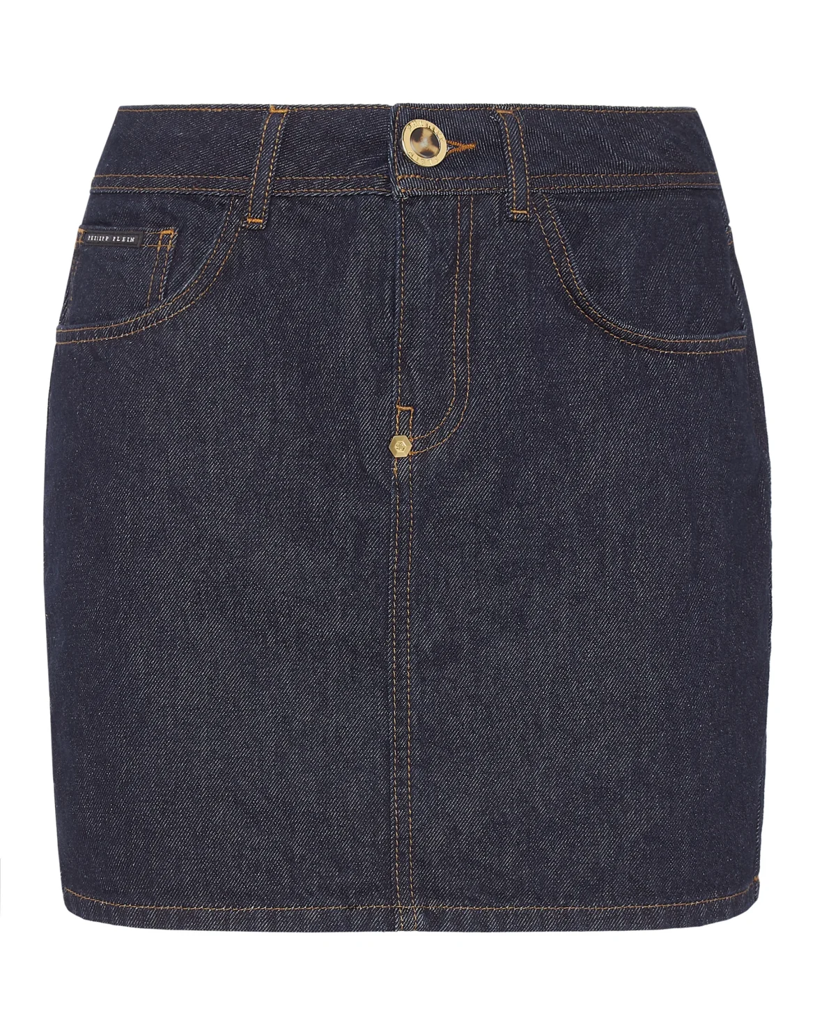 Denim Mini Skirt Skull, цвет: Синий