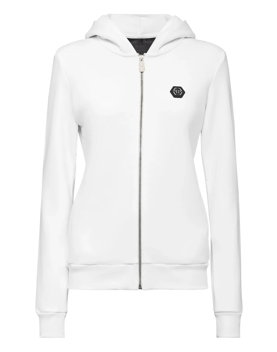 Hoodie Sweatjacket Full Zip Multicolor  Skull, цвет: Белый