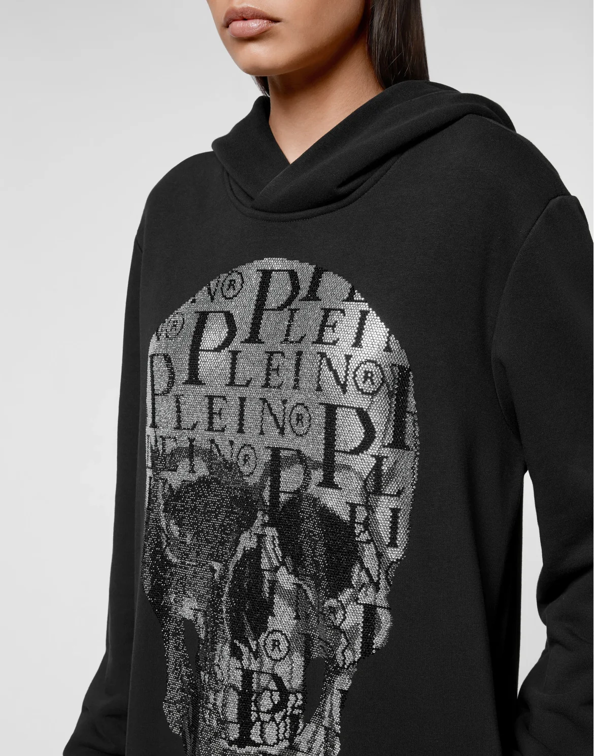 Hoodie Jogging Dress Skull, цвет: Черный