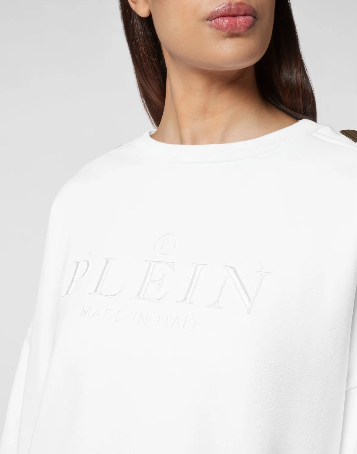 Sweatshirt LS Studs, цвет: Белый