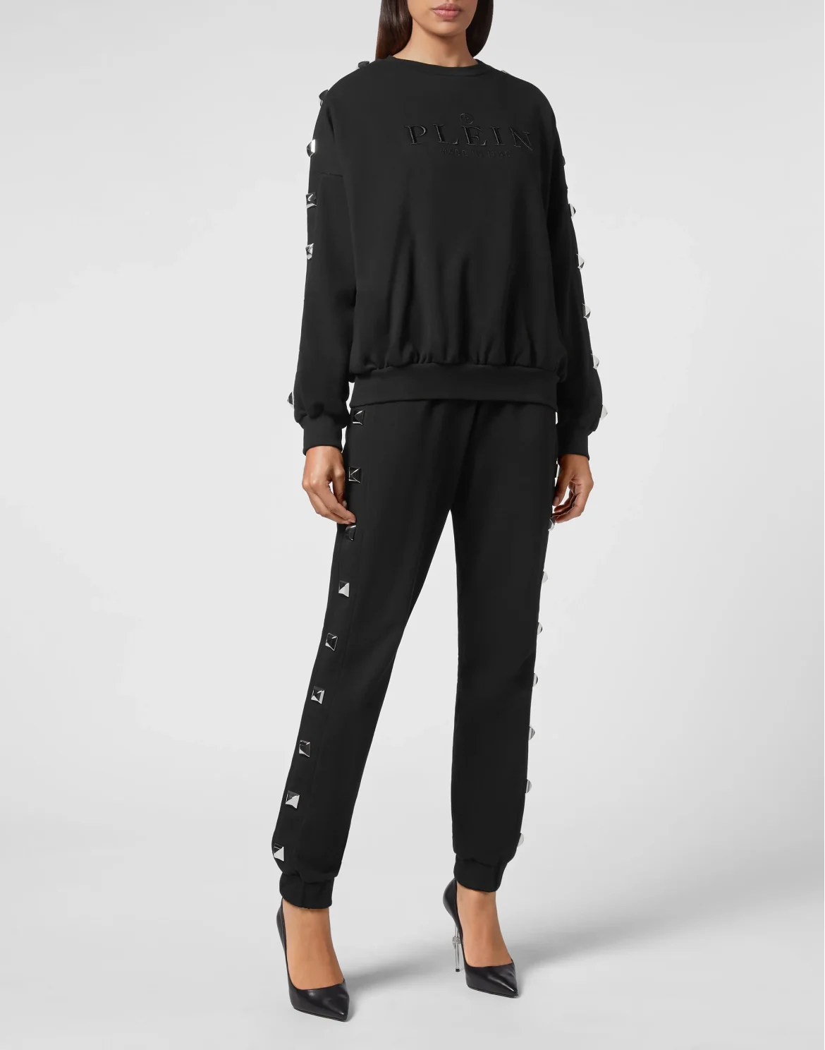 Sweatshirt LS Studs, цвет: Черный