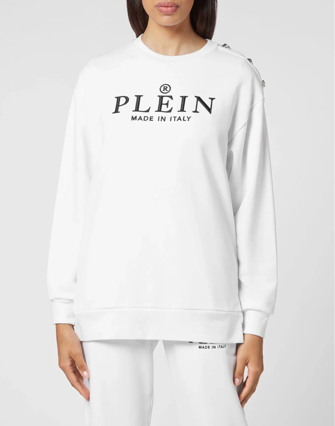 Sweatshirt LS Iconic Plein, цвет: Белый
