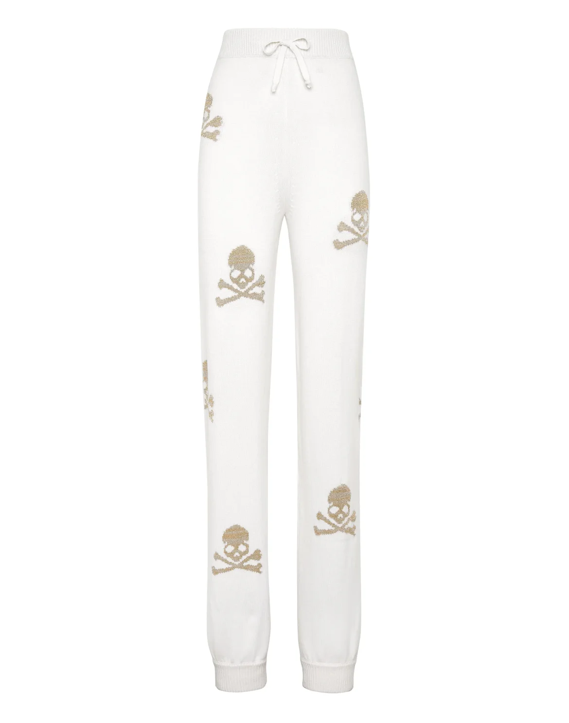 Wool Blend Jogging Trousers Crystal Skull, цвет: Бежевый