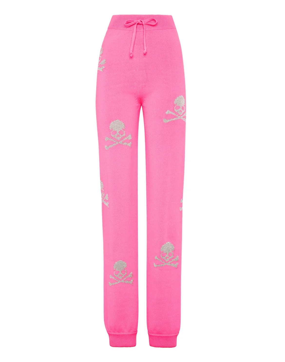Wool Blend Jogging Trousers Crystal Skull, цвет: Розовый