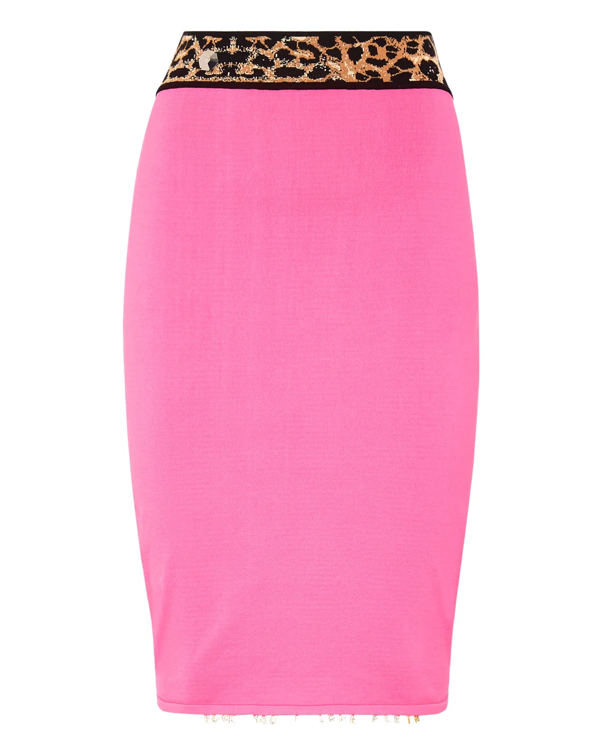 Knit Skirt Leopard, цвет: Розовый