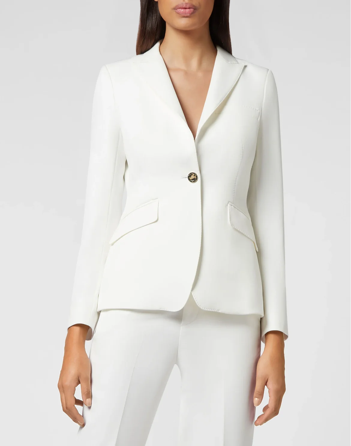 Cady Blazer Skull with Crystals, цвет: Бежевый