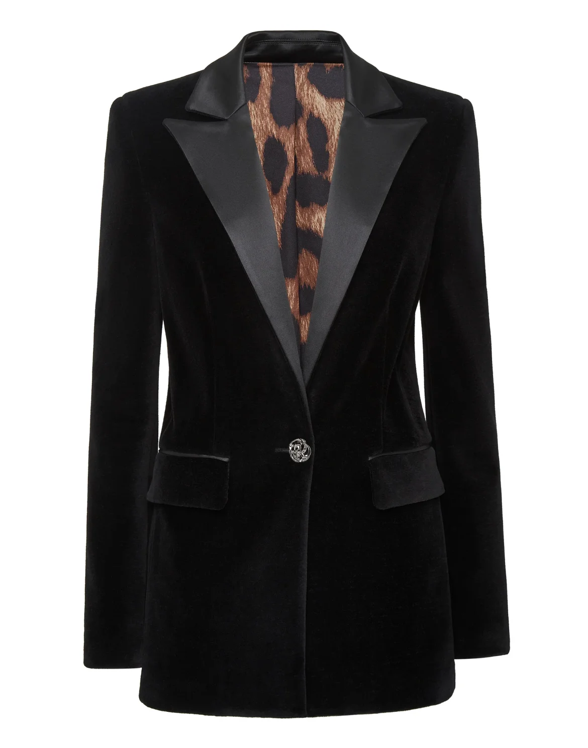 Velvet Blazer Crystal Skull, цвет: Черный