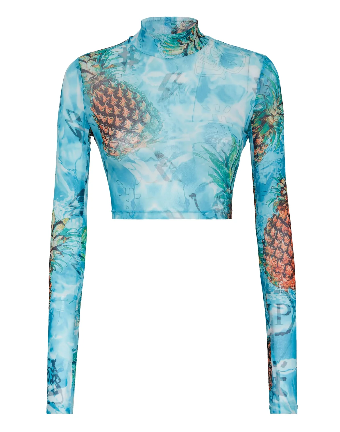 LS Top Stretch Pineapple Skies, цвет: Мультиколор