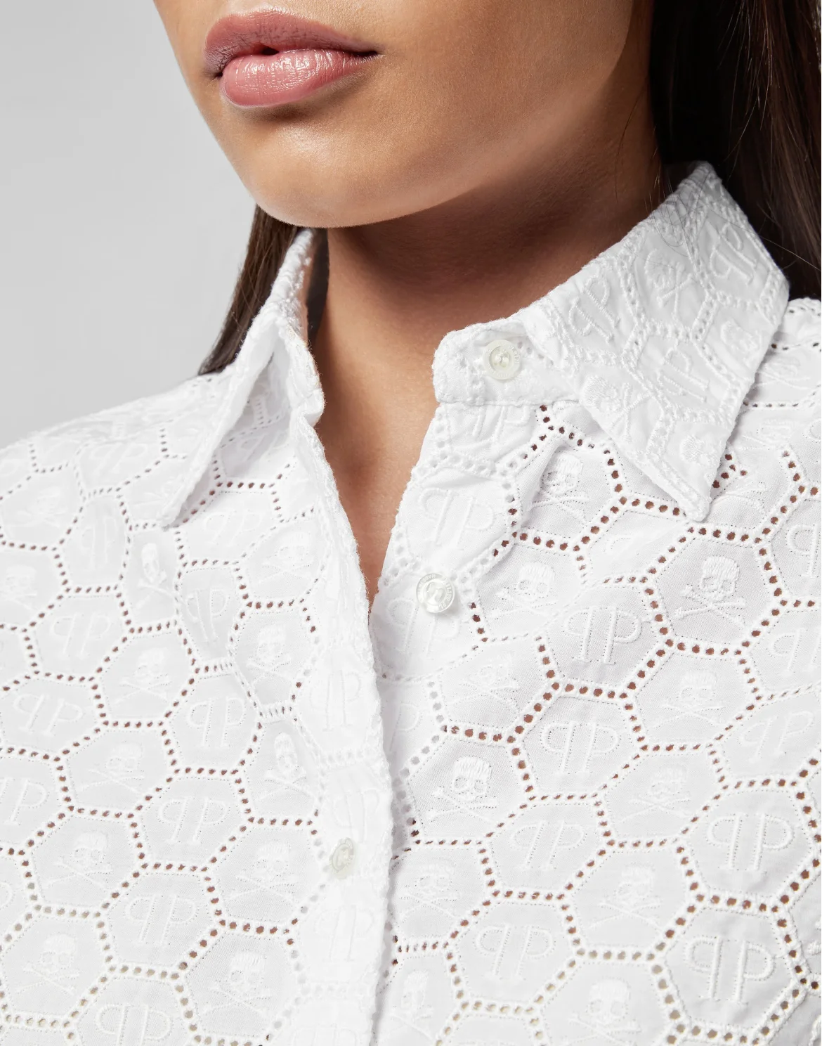 Sangallo Shirt Lace, цвет: Белый