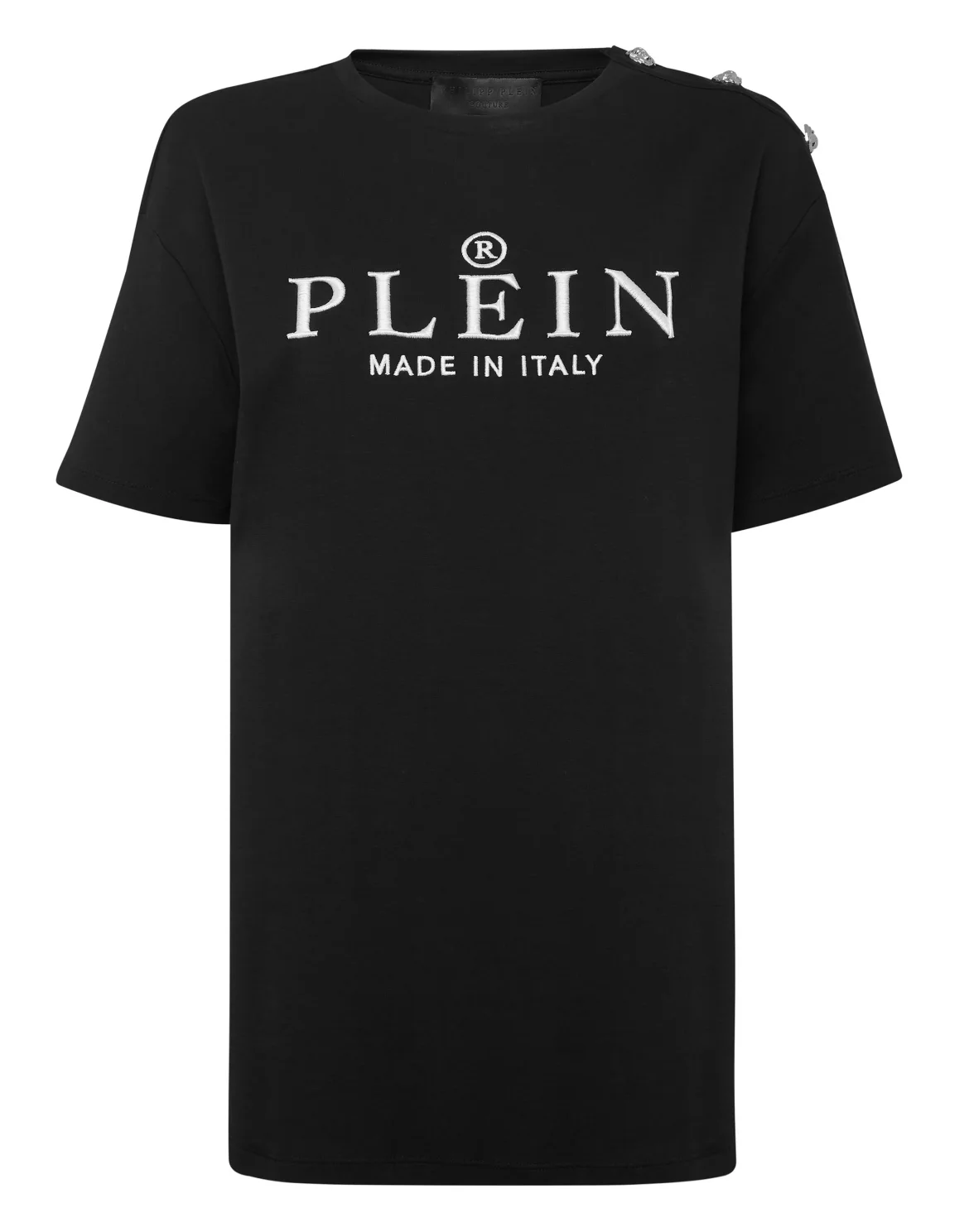 T-shirt Round Neck SS Iconic Plein, цвет: Черный