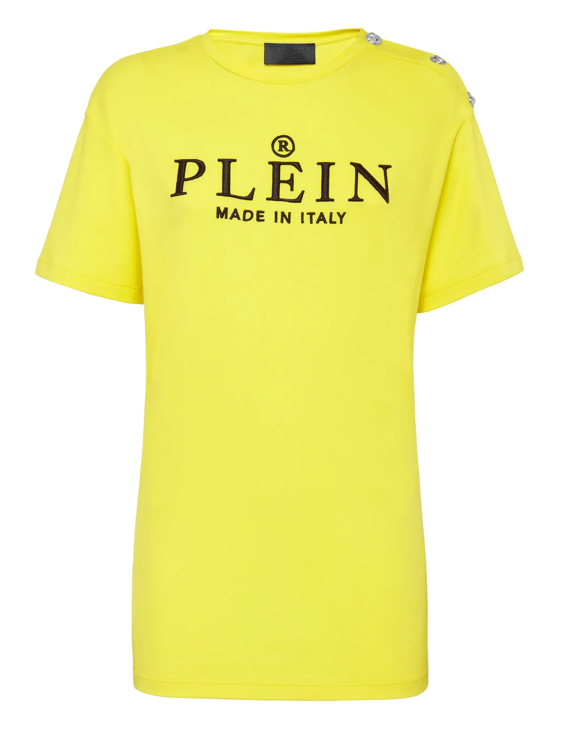 T-shirt Round Neck SS Iconic Plein, цвет: Желтый