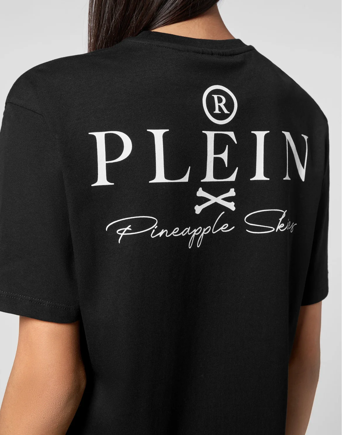 T-shirt Round Neck SS Pineapple Skies, цвет: Черный