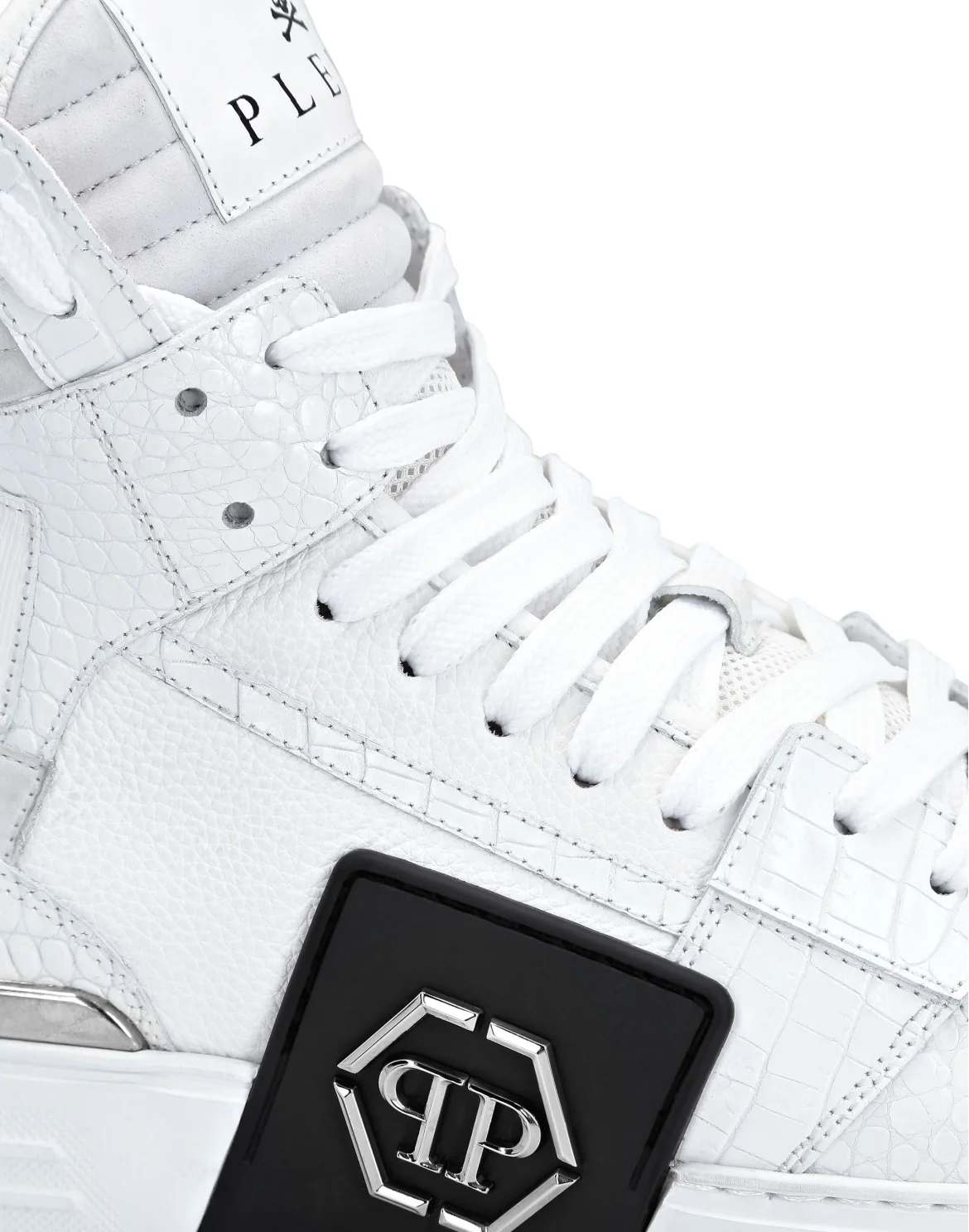 HI-TOP SNEAKERS PHANTOM KICK$ Crocco Platinum HEXAGON, цвет: Белый