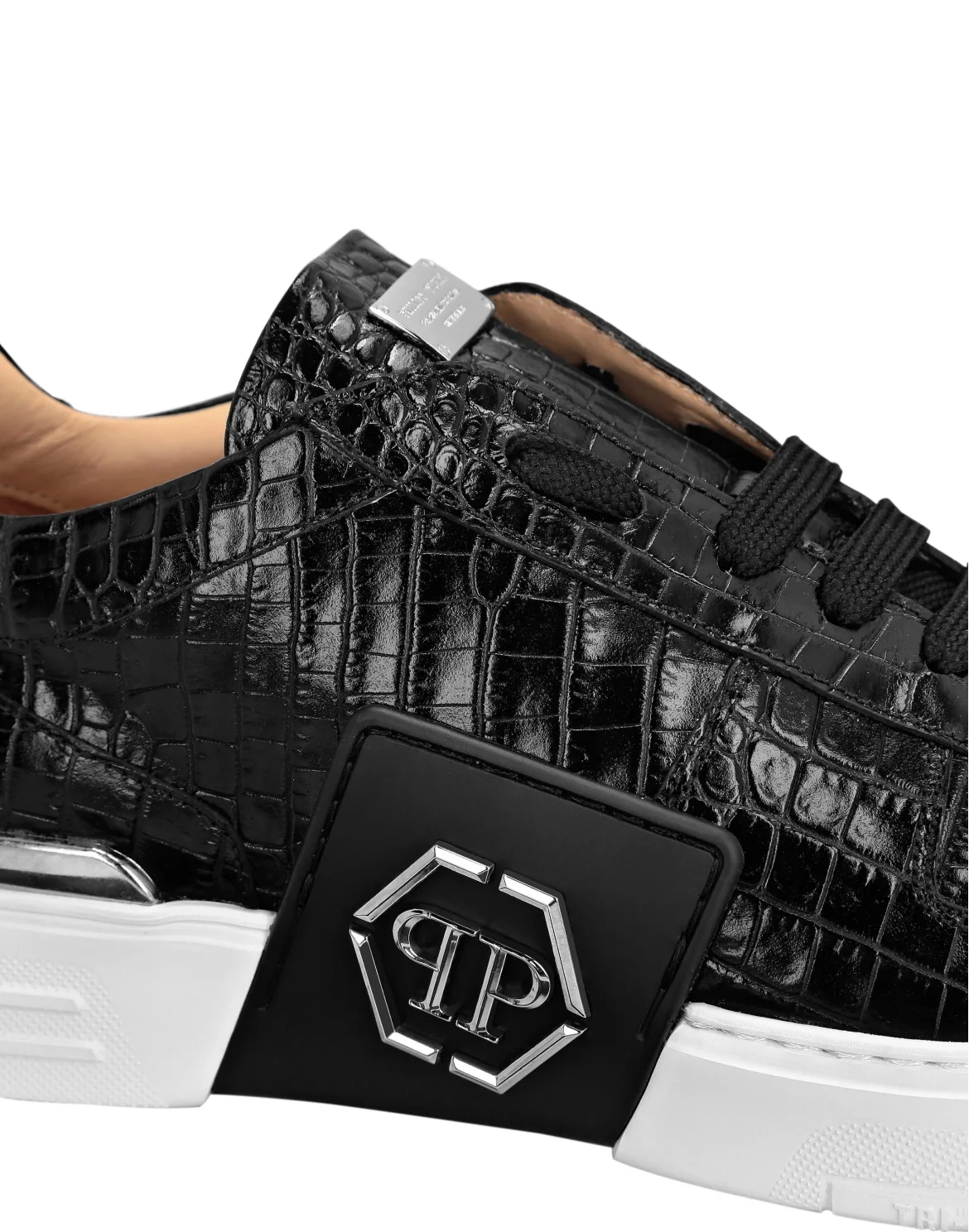 LO-TOP SNEAKERS PHANTOM KICK$ Crocco PRINT Platinum HEXAGON, цвет: Черный