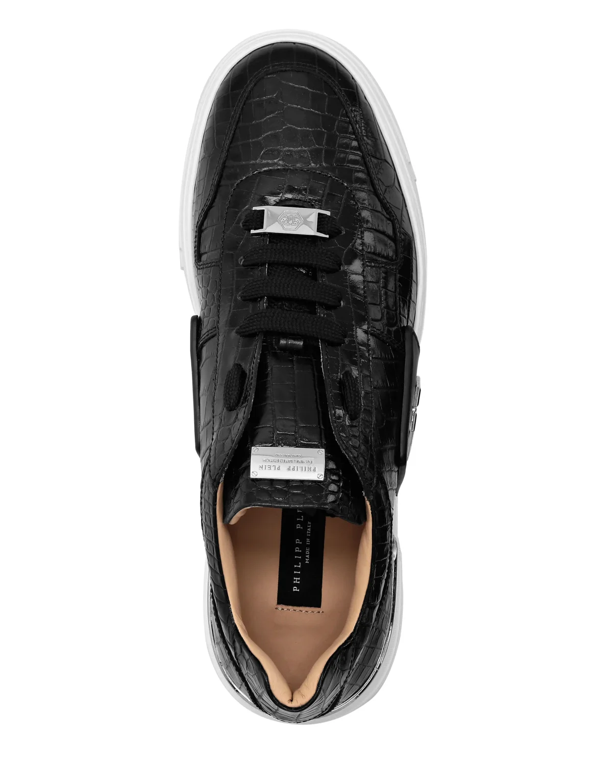 LO-TOP SNEAKERS PHANTOM KICK$ Crocco PRINT Platinum HEXAGON, цвет: Черный