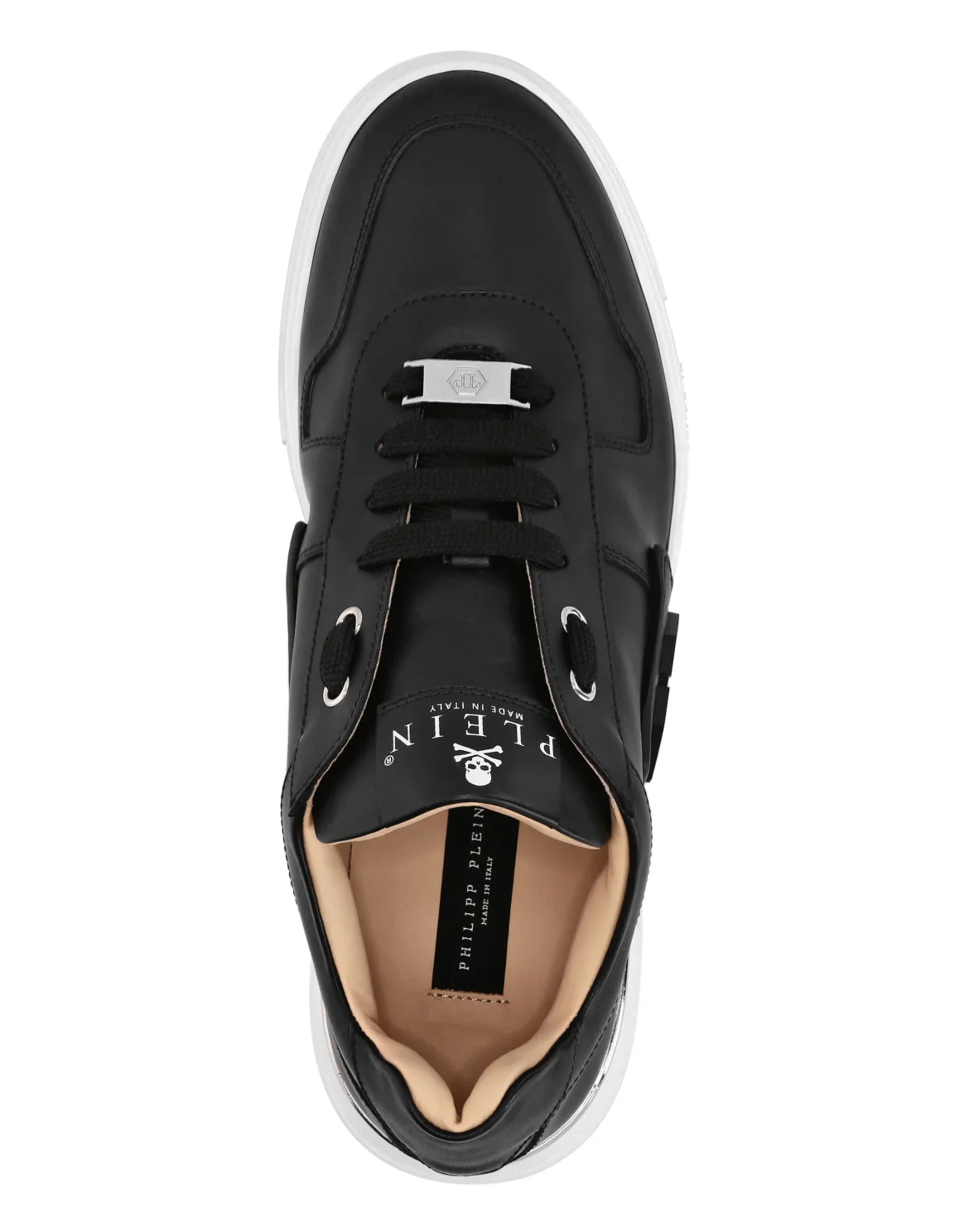 LO-TOP SNEAKERS PHANTOM KICK$ LEATHER HEXAGON, цвет: Черный