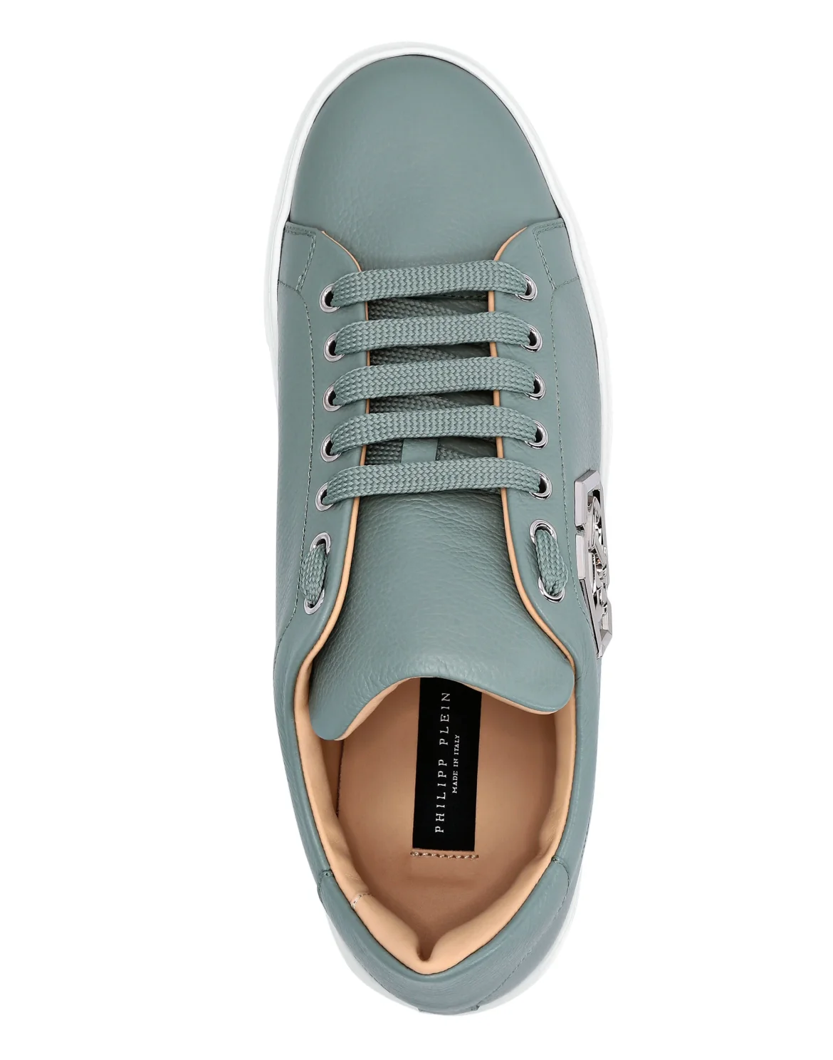 Leather Lo-Top Sneakers Hexagon, цвет: Зеленый