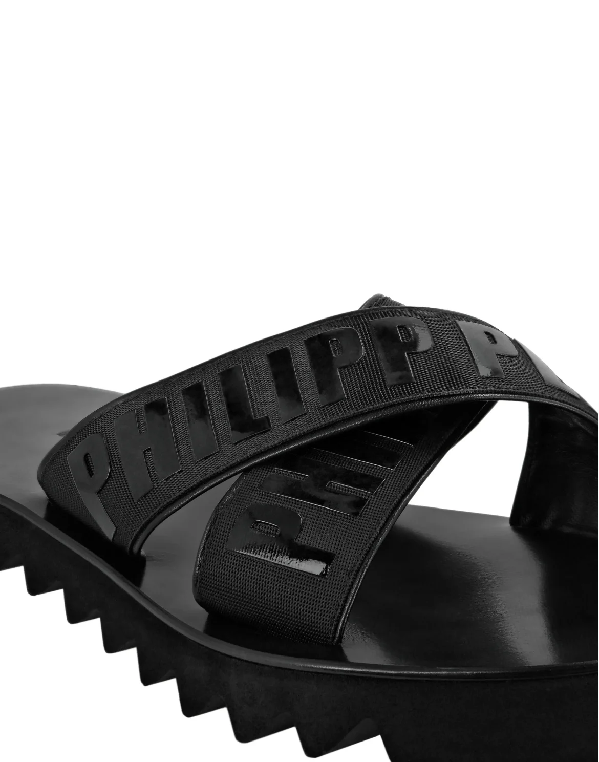 Gummy Sandals Philipp Plein TM, цвет: Черный
